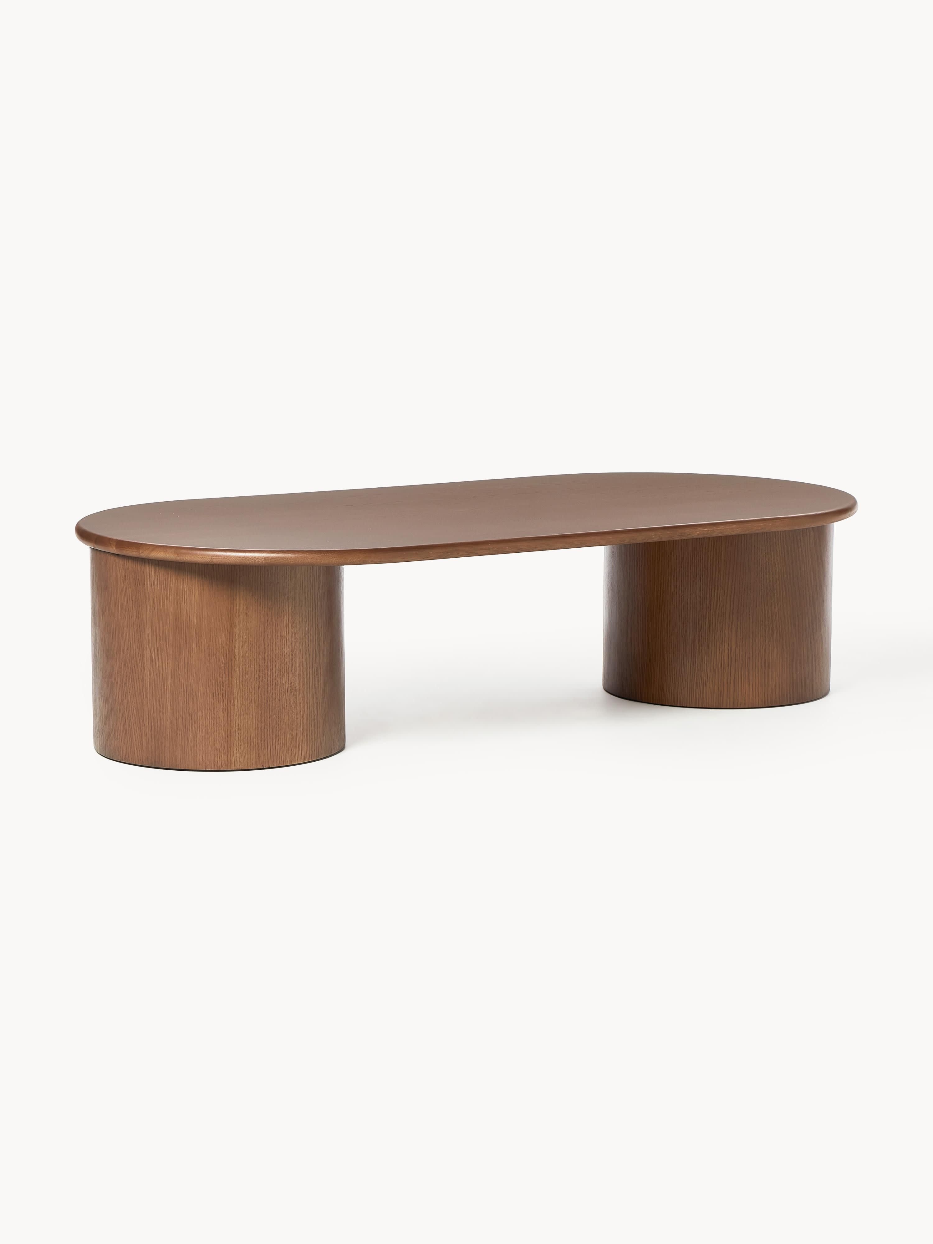 Gallery image 1 - Oval Oak Wood Coffee Table Didi