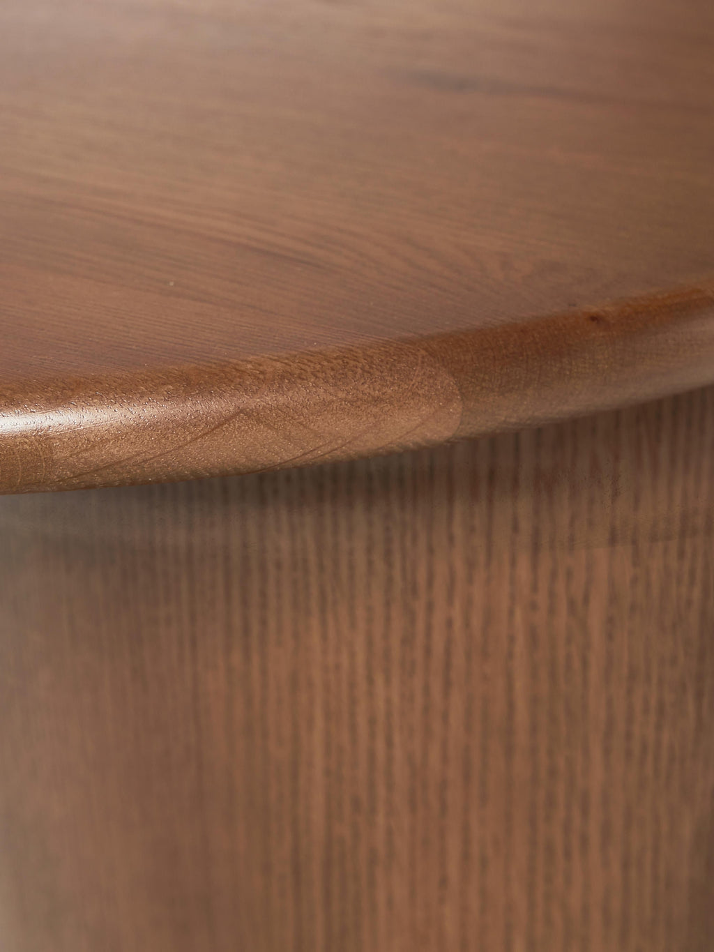 Didi Oval Oak Wood Coffee Table