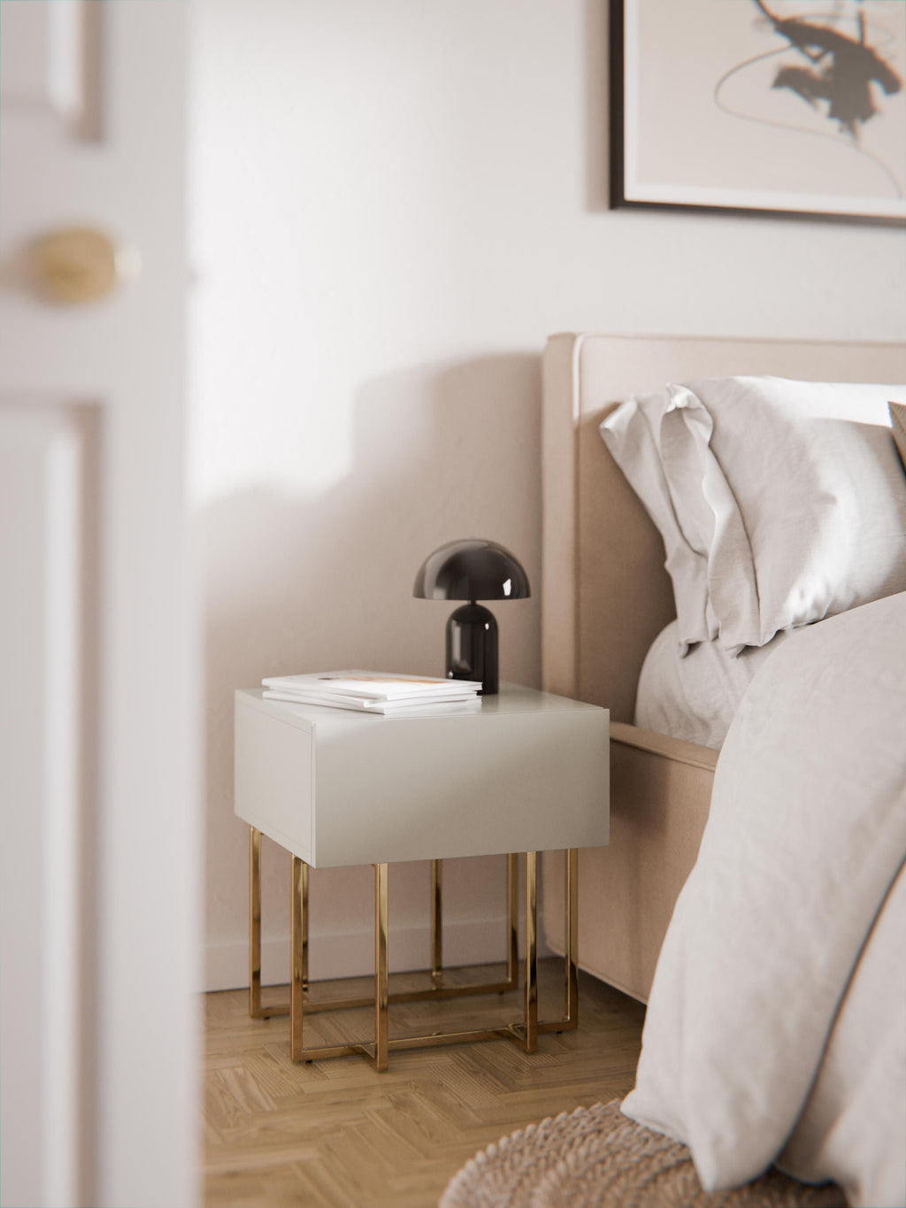 Joe Wooden Bedside Table