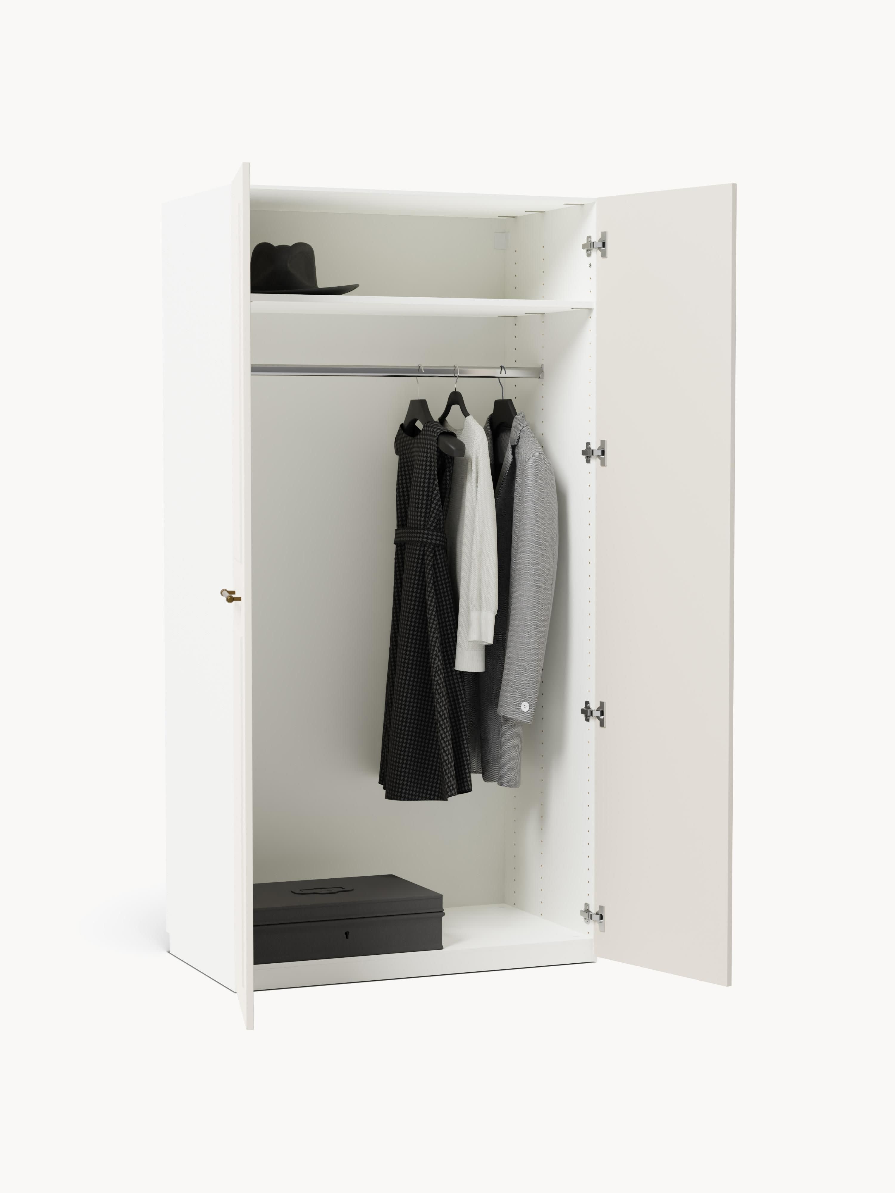 Charlotte Modular Hinged Door Wardrobe, 100 cm Wide, in various sizes