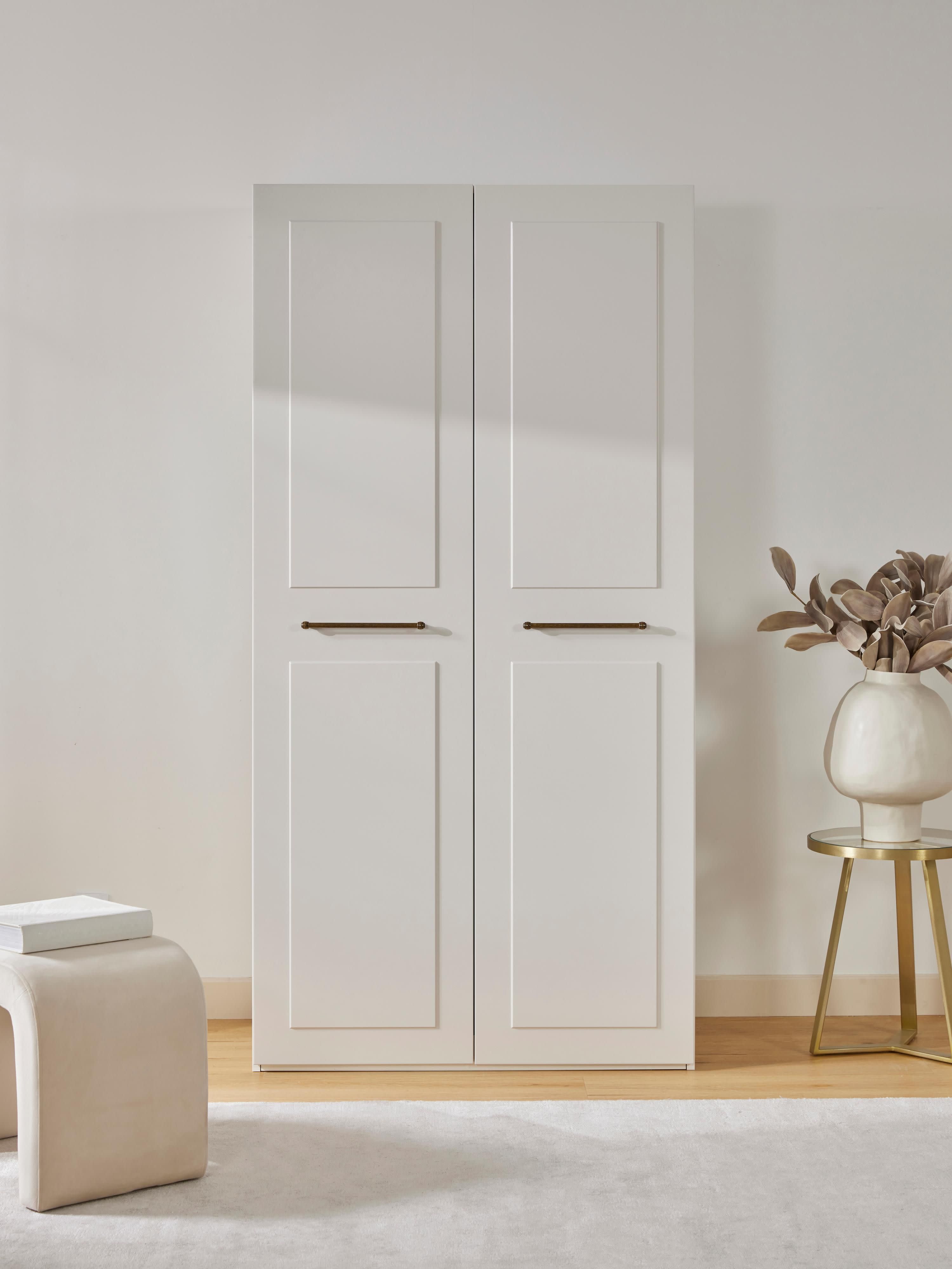 Charlotte Modular Hinged Door Wardrobe, 100 cm Wide, in various sizes