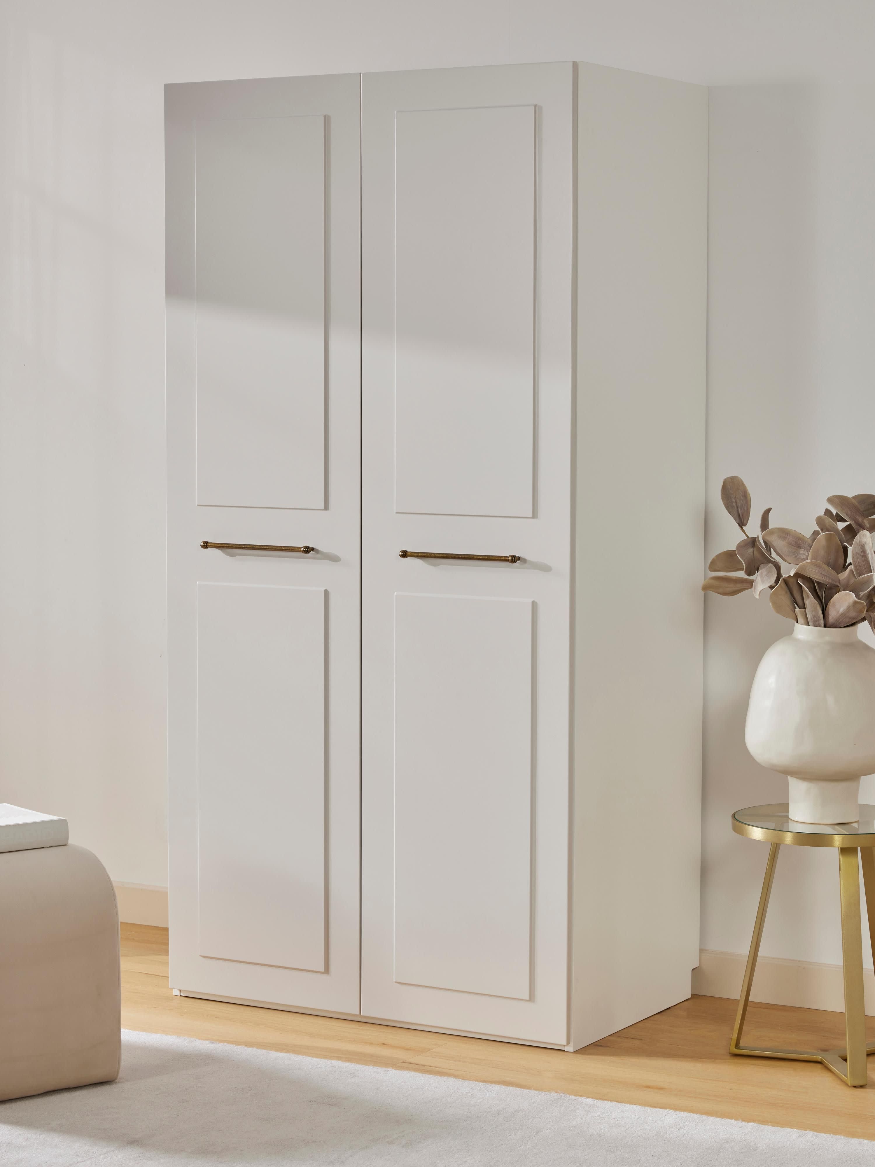 Charlotte Modular Hinged Door Wardrobe, 100 cm Wide, in various sizes