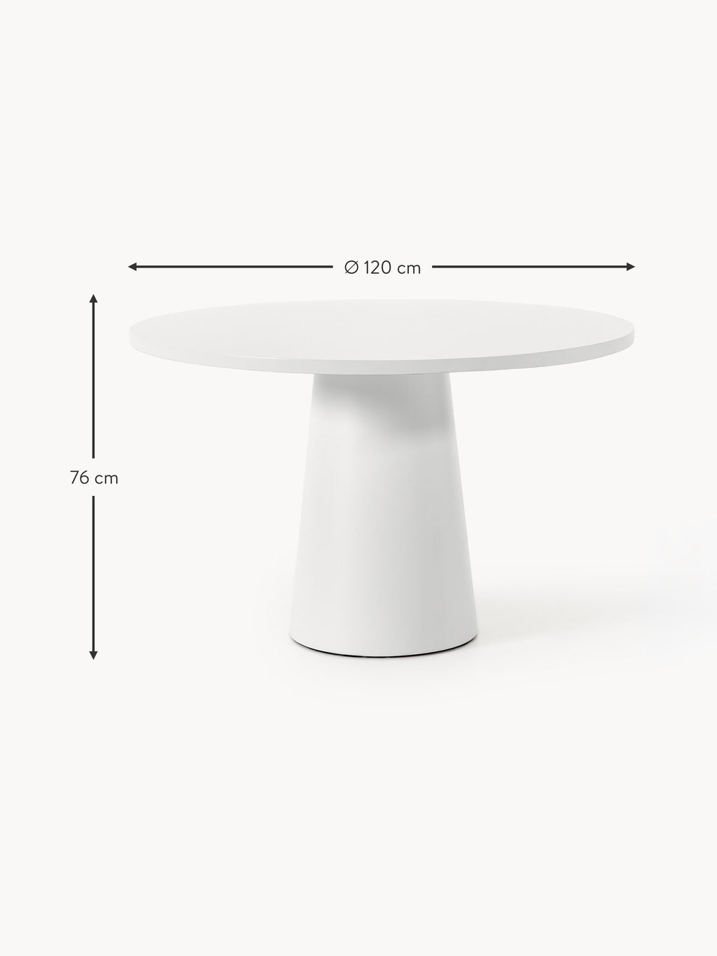 Kim Round Garden Table, in various sizes
