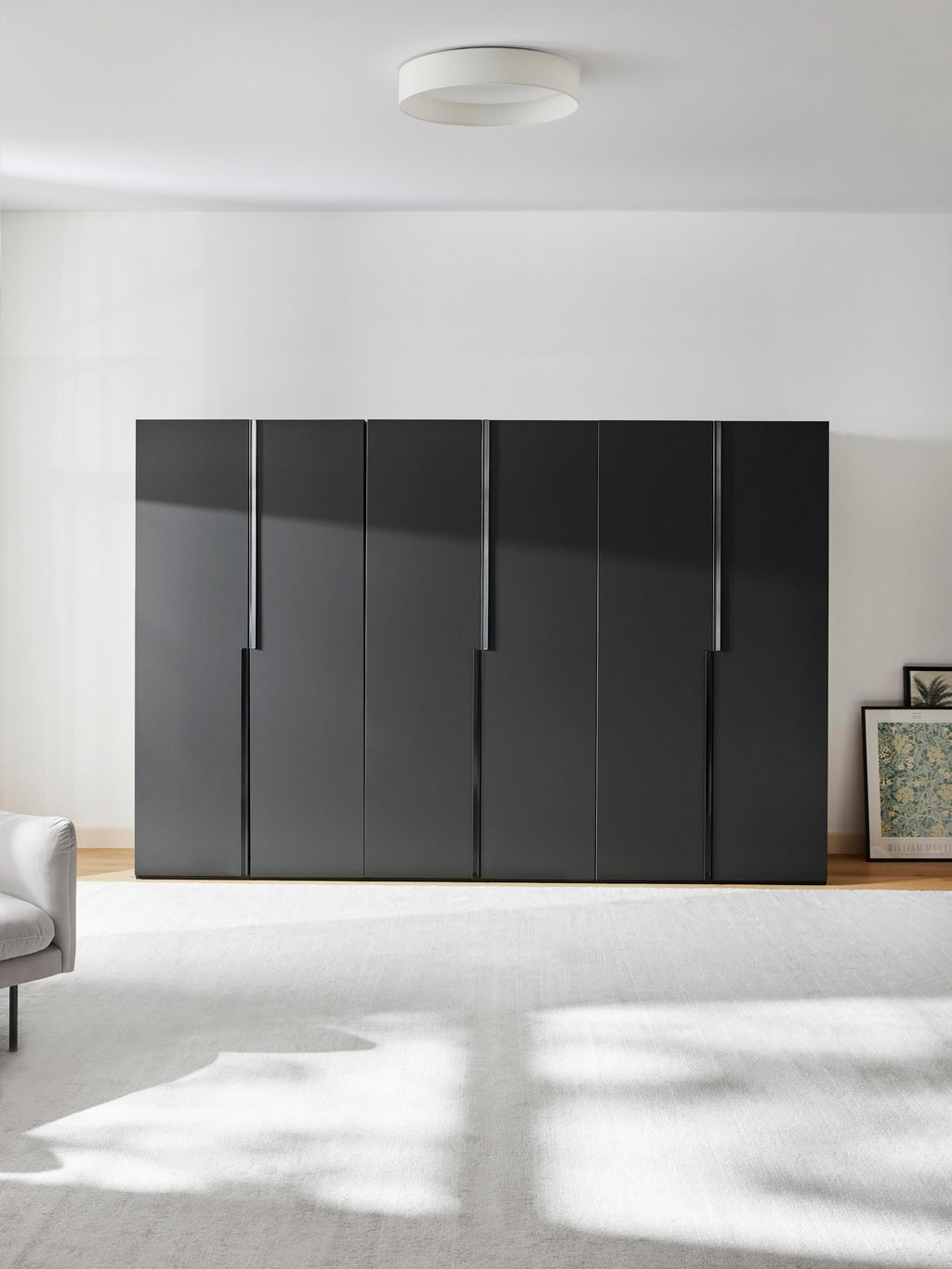 Leon Modular Hinged Door Wardrobe, 300 cm Wide, in various sizes