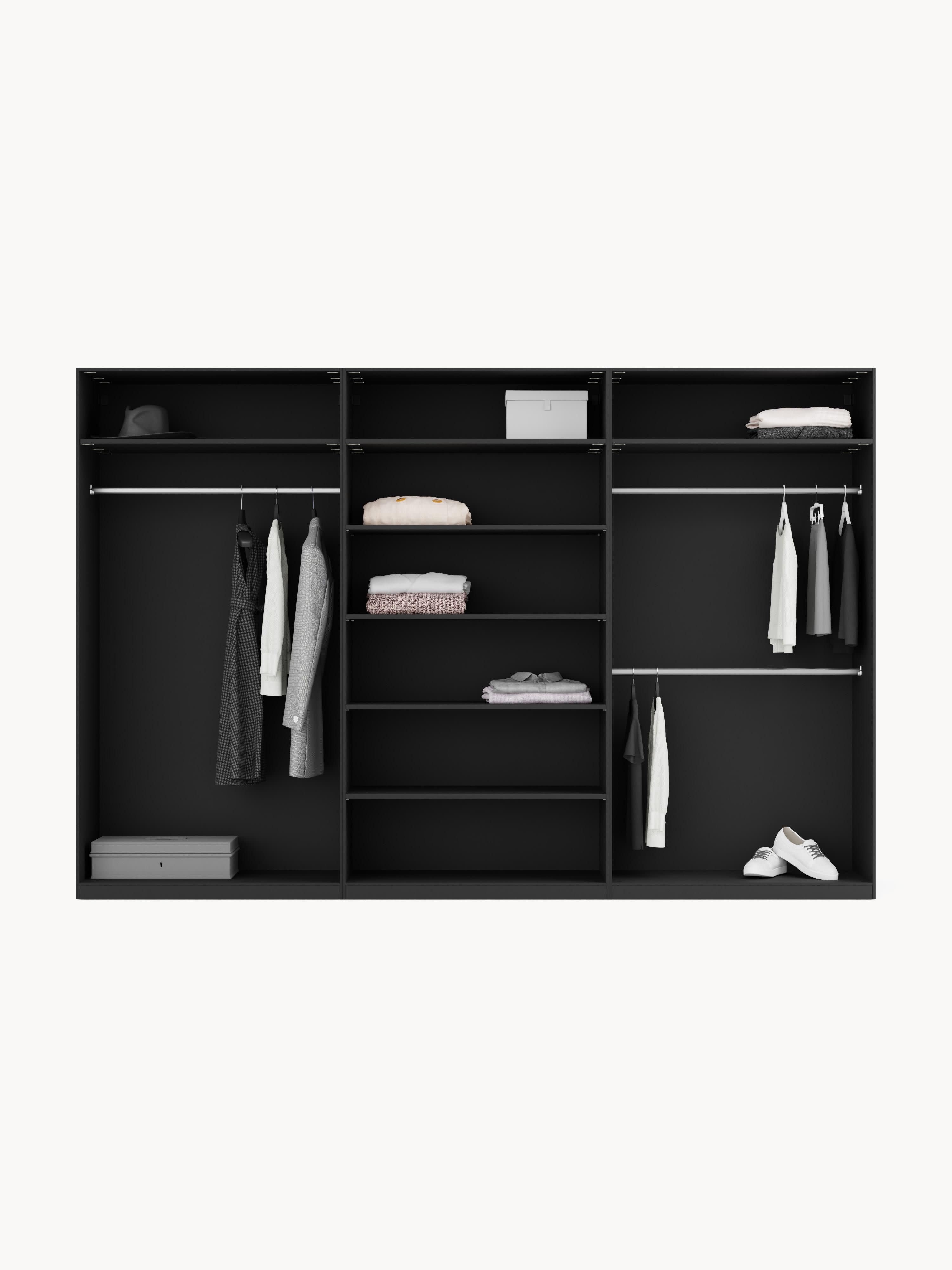 Leon Modular Hinged Door Wardrobe, 300 cm Wide, in various sizes