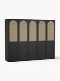 Gallery image 1 - Modular Hinged Door Wardrobe Jeanne, 250 cm Wide, in various sizes