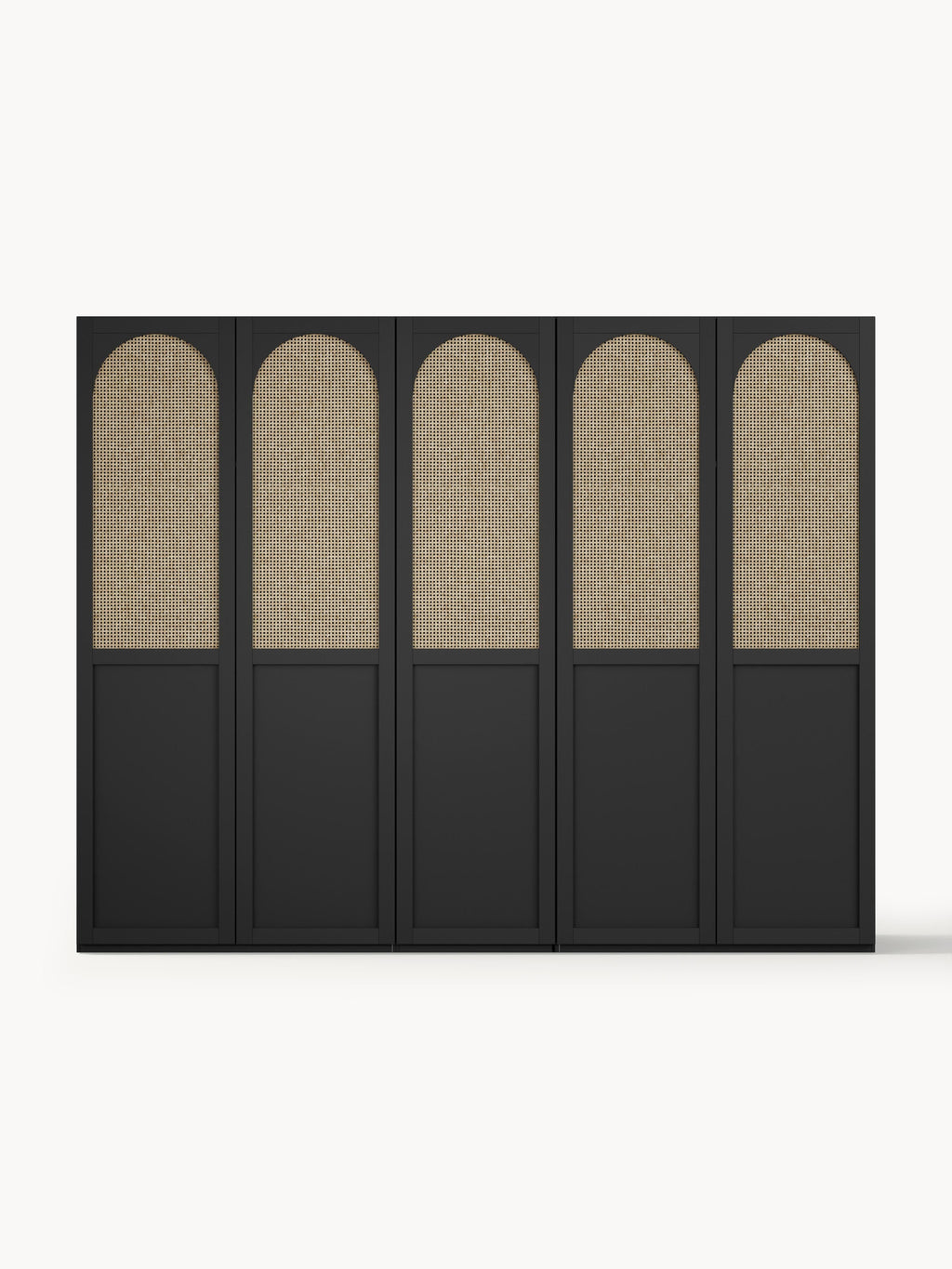 Jeanne Modular Hinged Door Wardrobe, 250 cm Wide, in various sizes