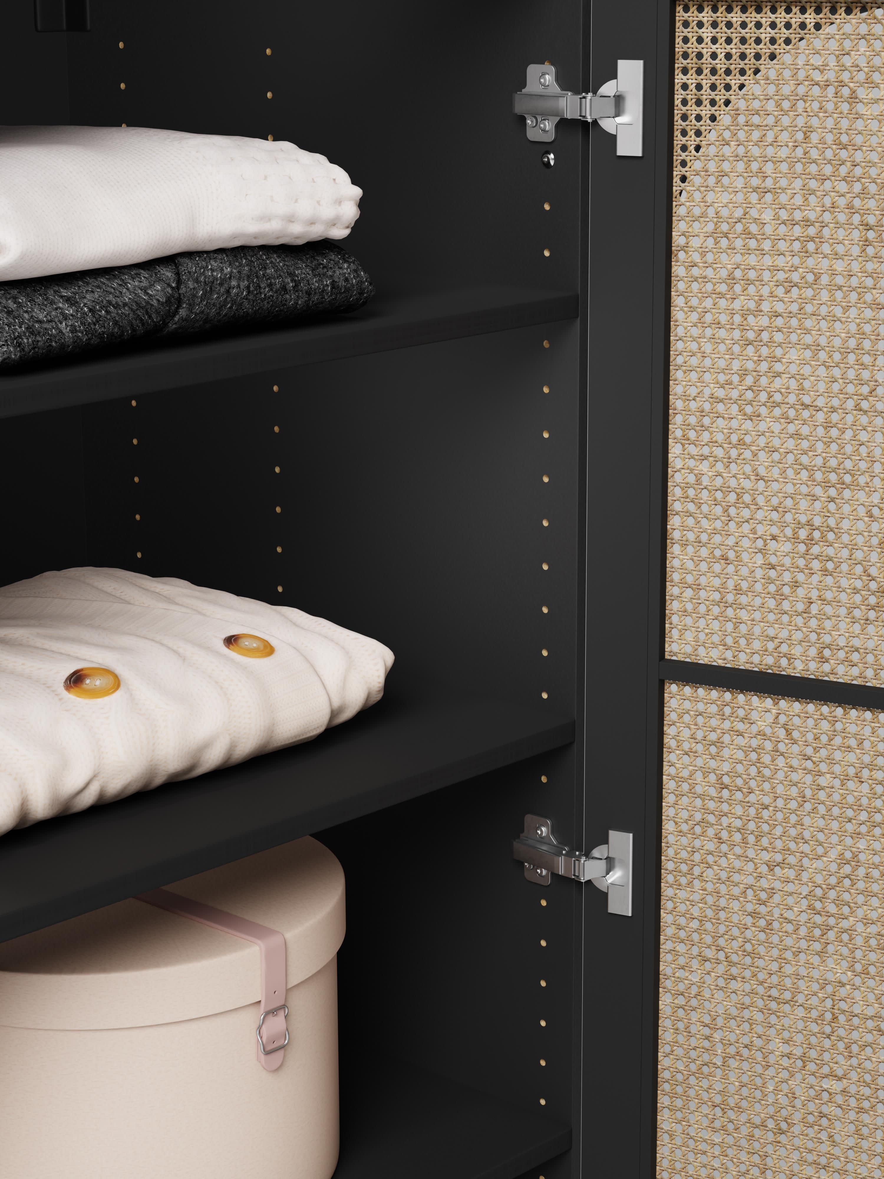 Jeanne Modular Hinged Door Wardrobe, 250 cm Wide, in various sizes