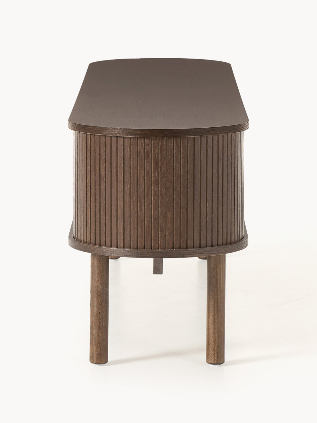 Calary TV Stand with Fluted Front