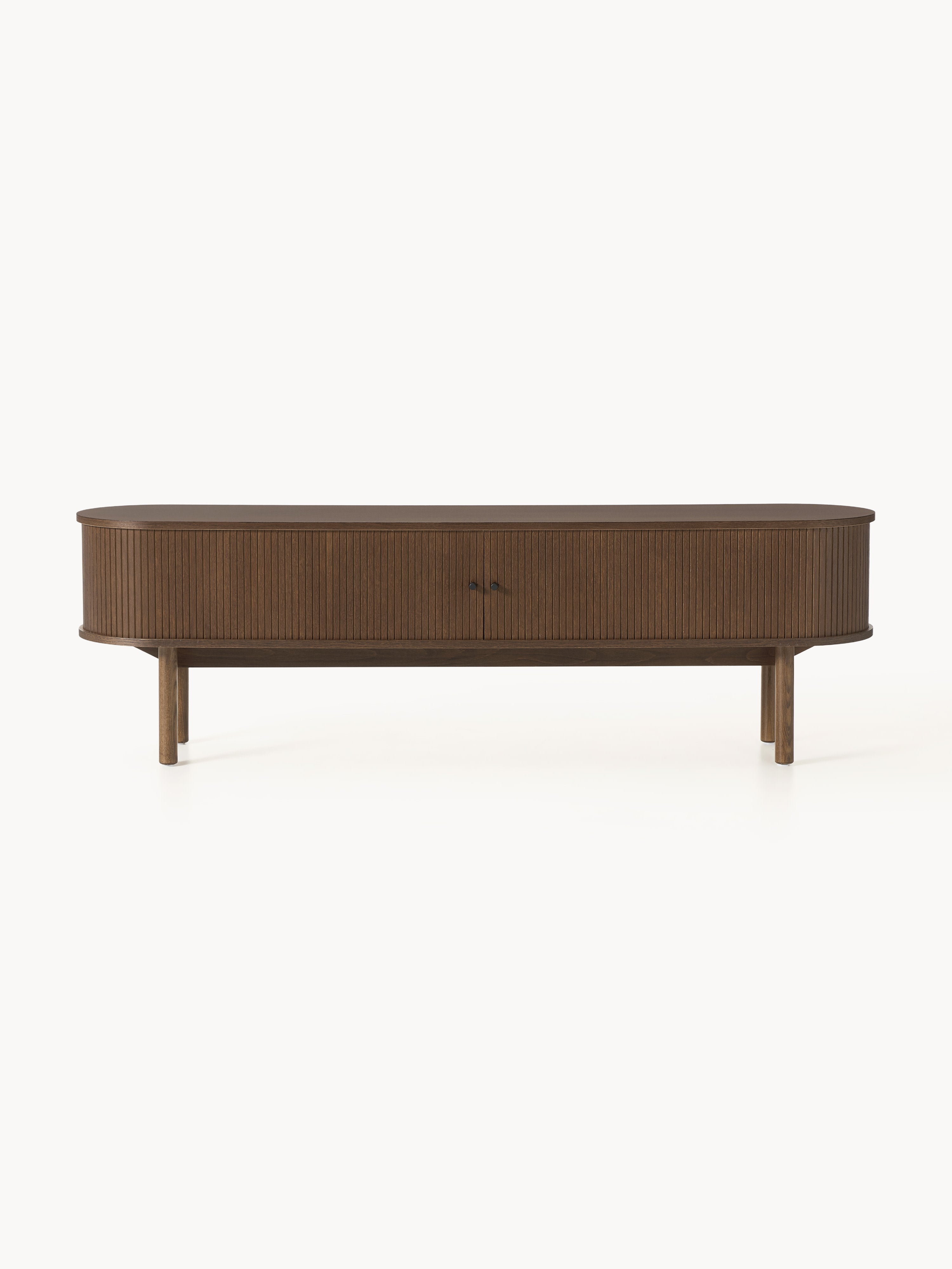 Calary TV Stand with Fluted Front