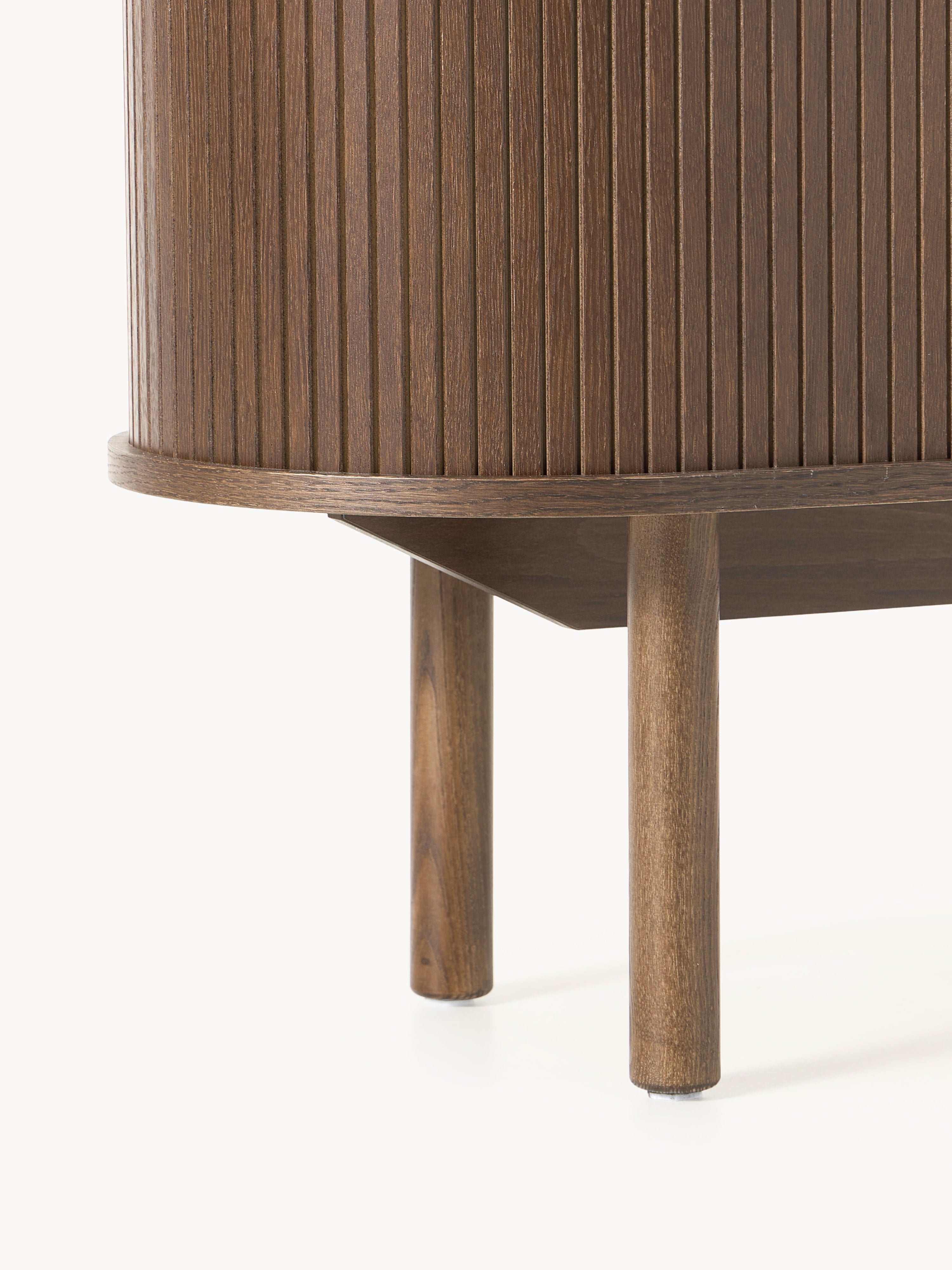 Calary TV Stand with Fluted Front