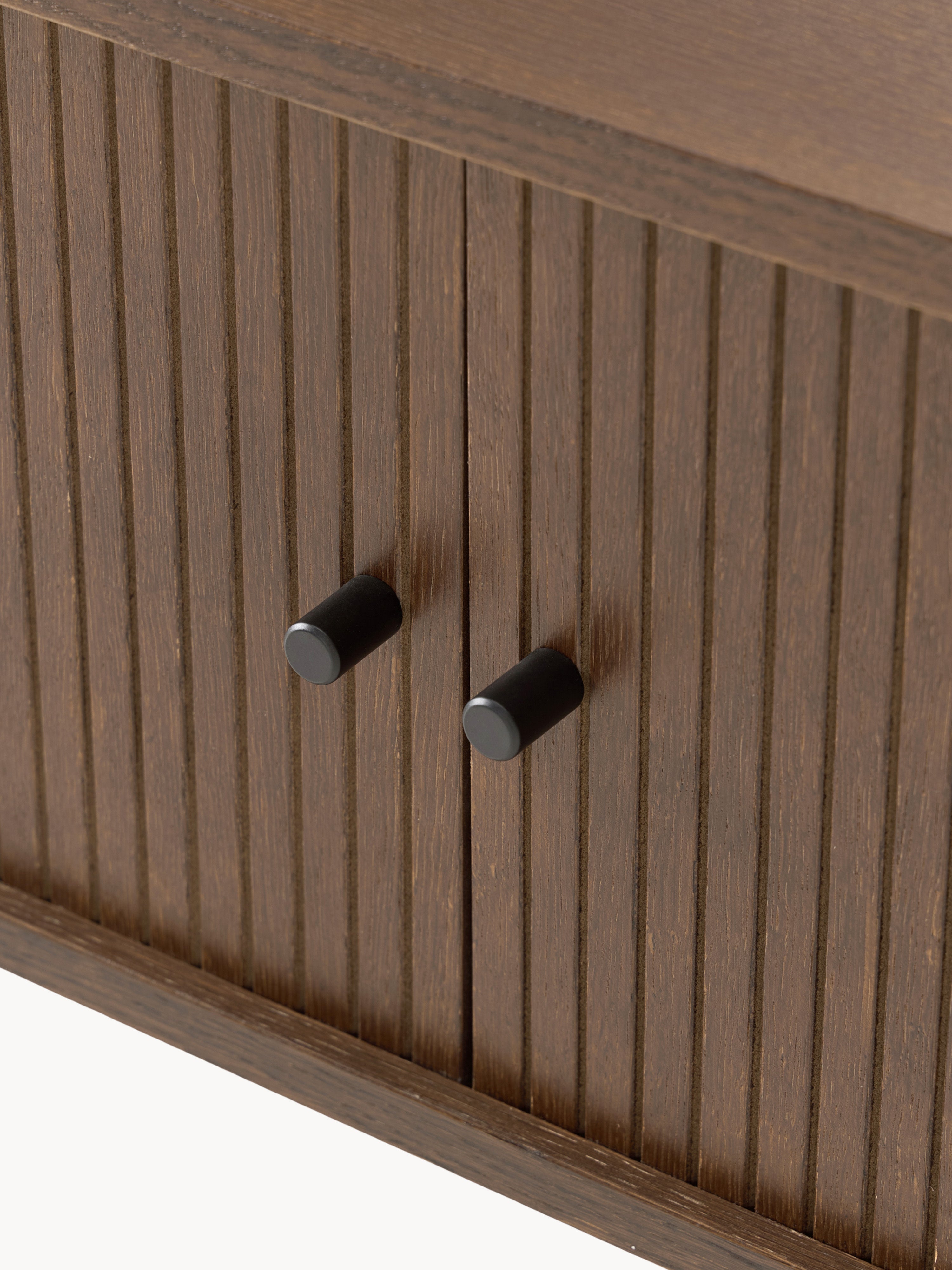 Calary TV Stand with Fluted Front