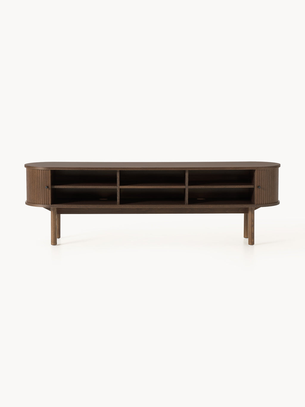 Calary TV Stand with Fluted Front