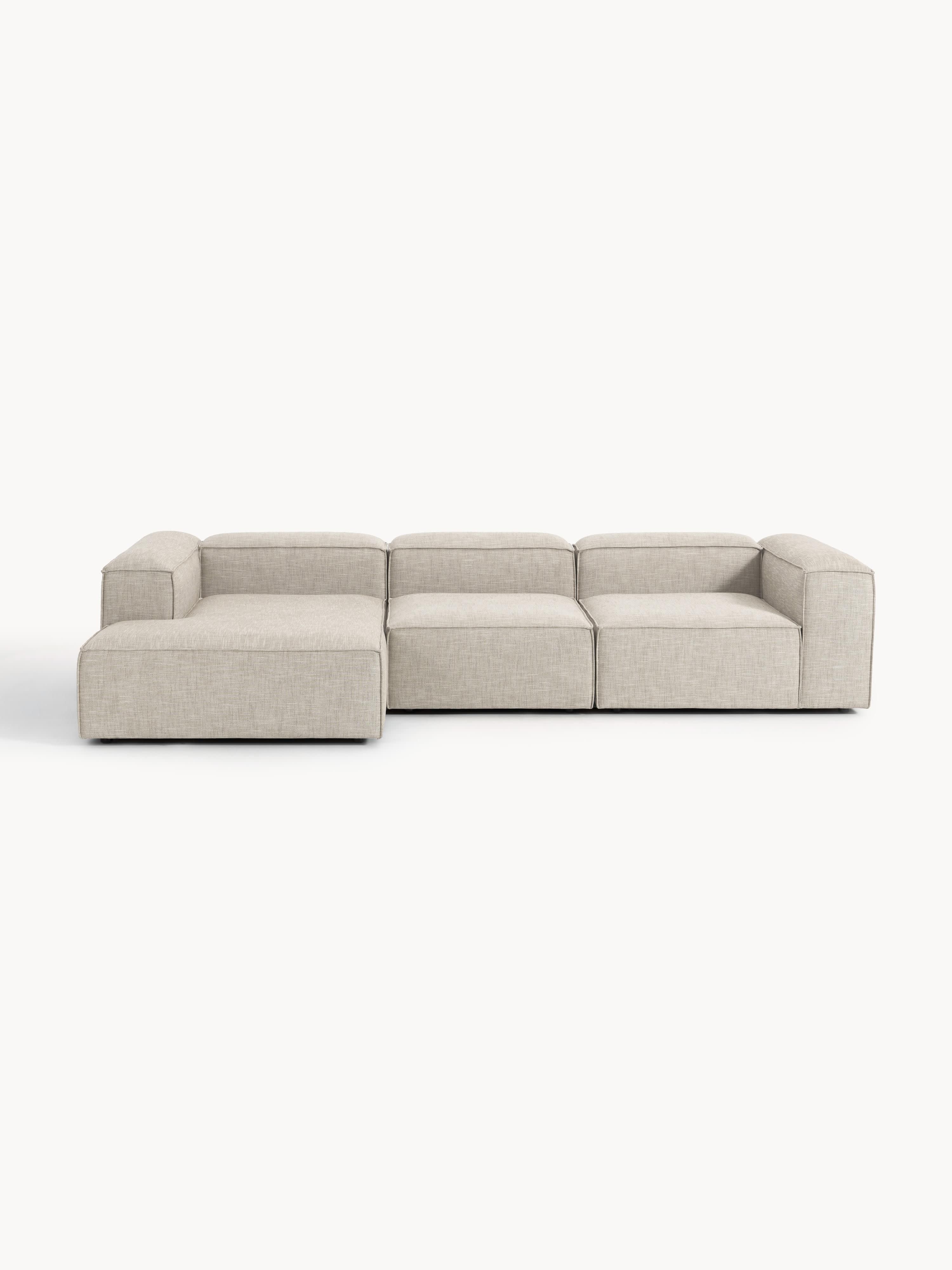 Gallery image 1 - Linen Blend Modular Corner Sofa Lennon (4-seater)