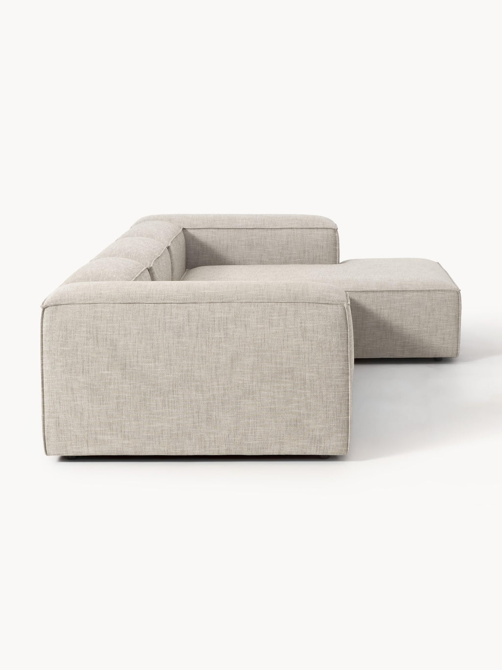Lennon Linen Blend Modular Corner Sofa (4-seater)