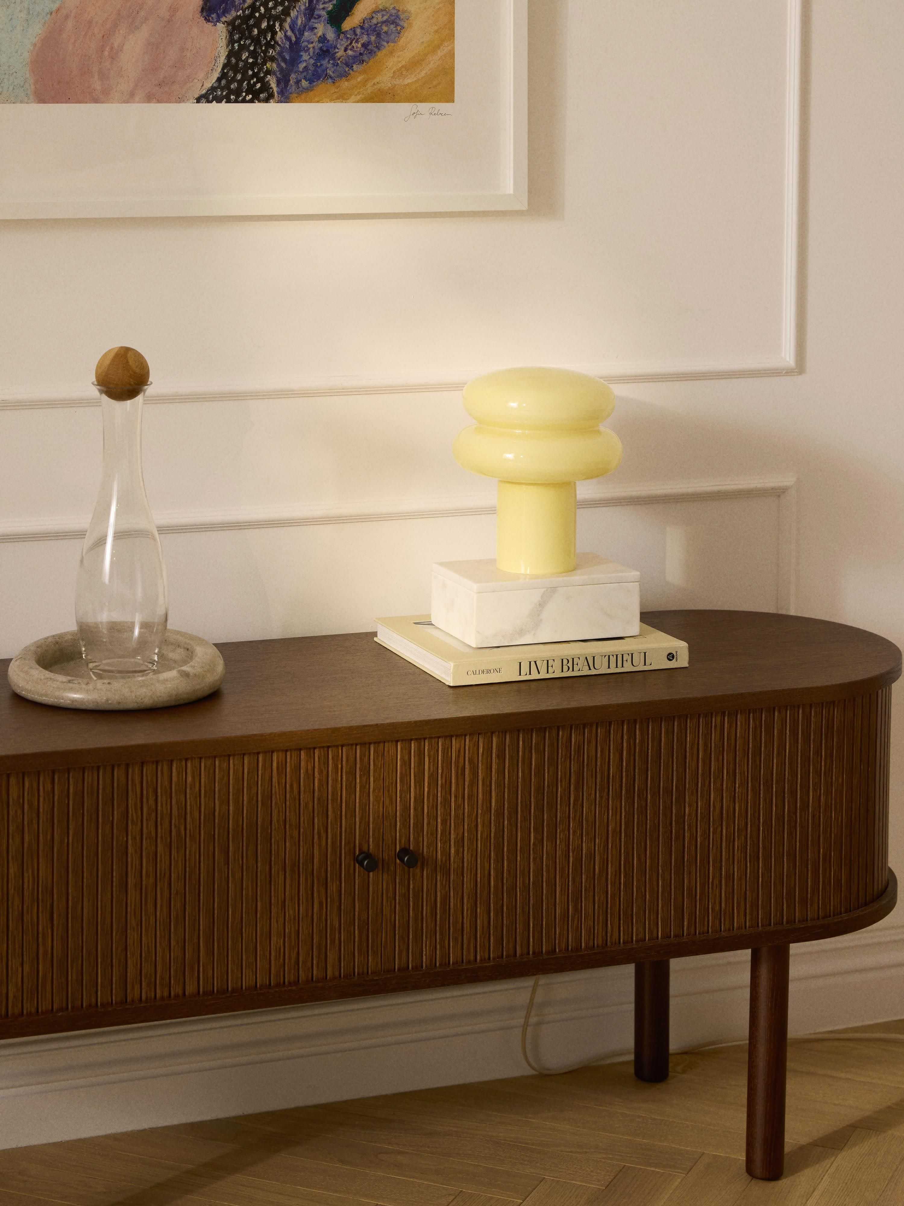 Baya Small Opal Glass Table Lamp