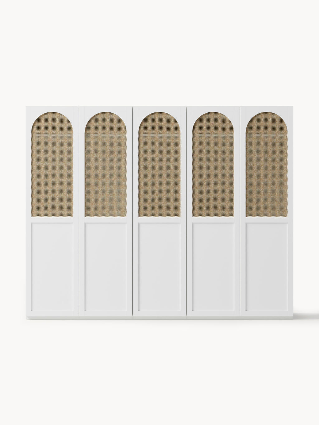 Jeanne Modular Hinged Door Wardrobe, 250 cm Wide, in various sizes