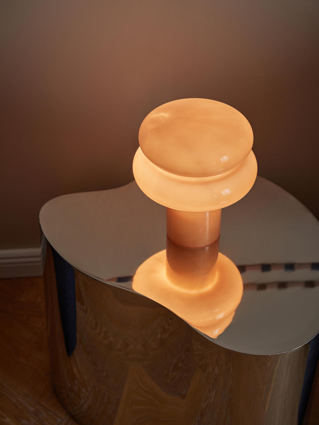 Baya Small Opal Glass Table Lamp