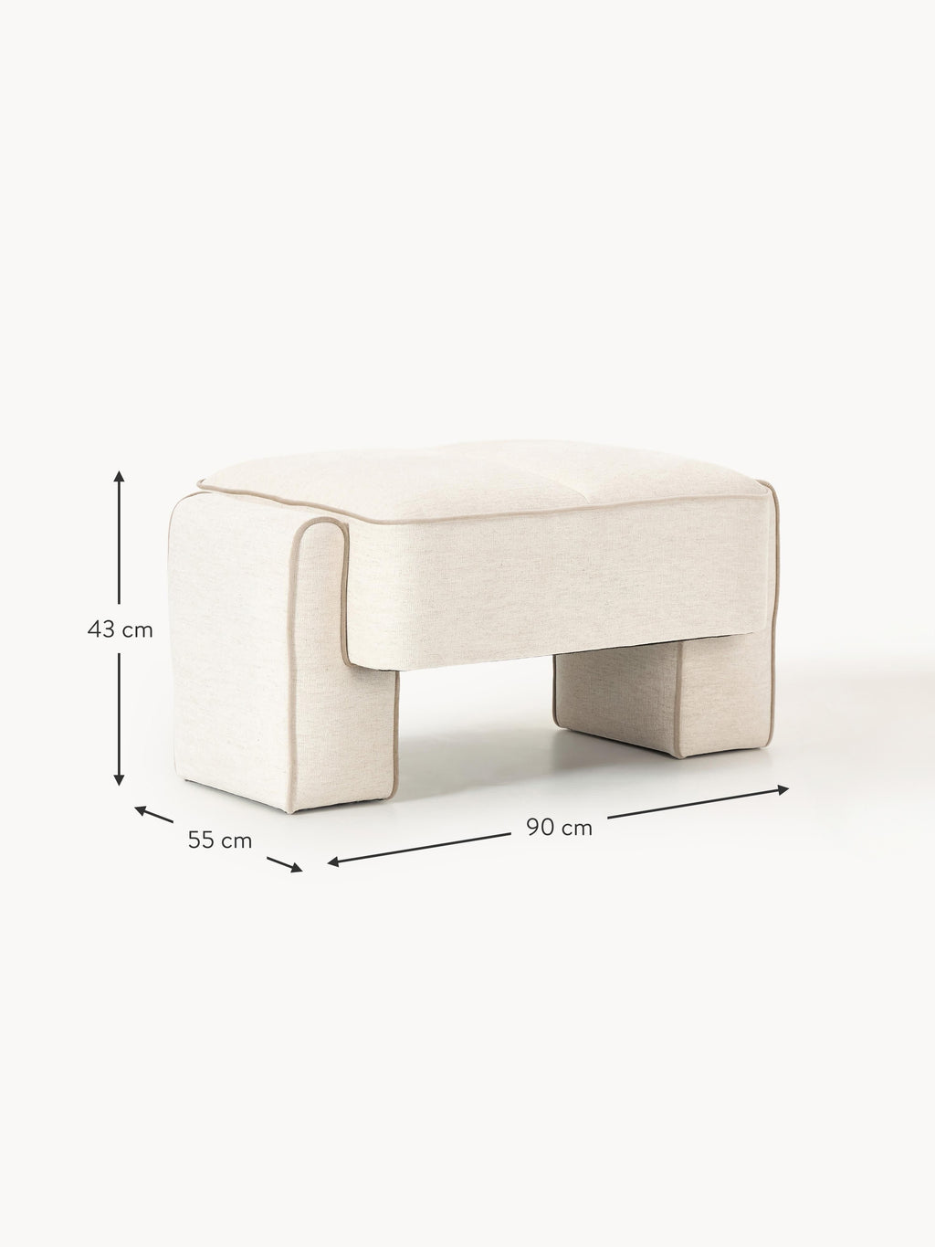 Bobi Upholstered Ottoman
