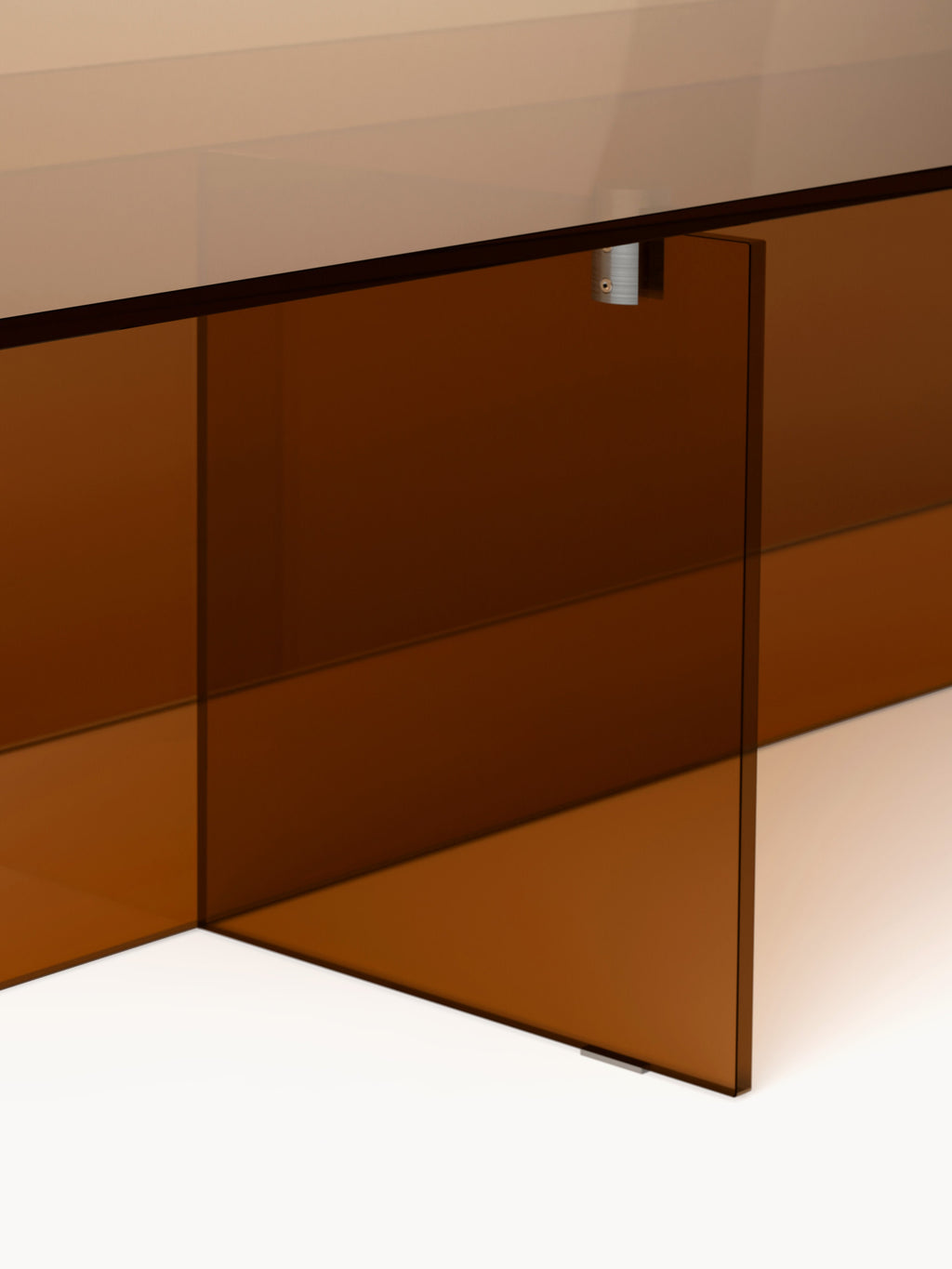 Anouk Large Glass Coffee Table, W 160 cm