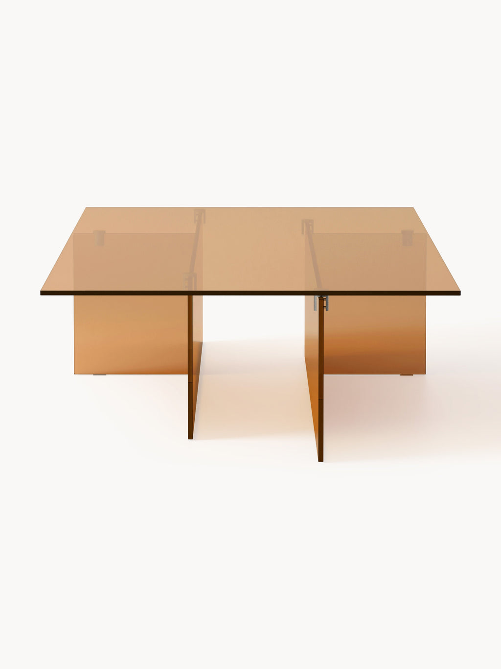 Anouk Large Glass Coffee Table, W 160 cm