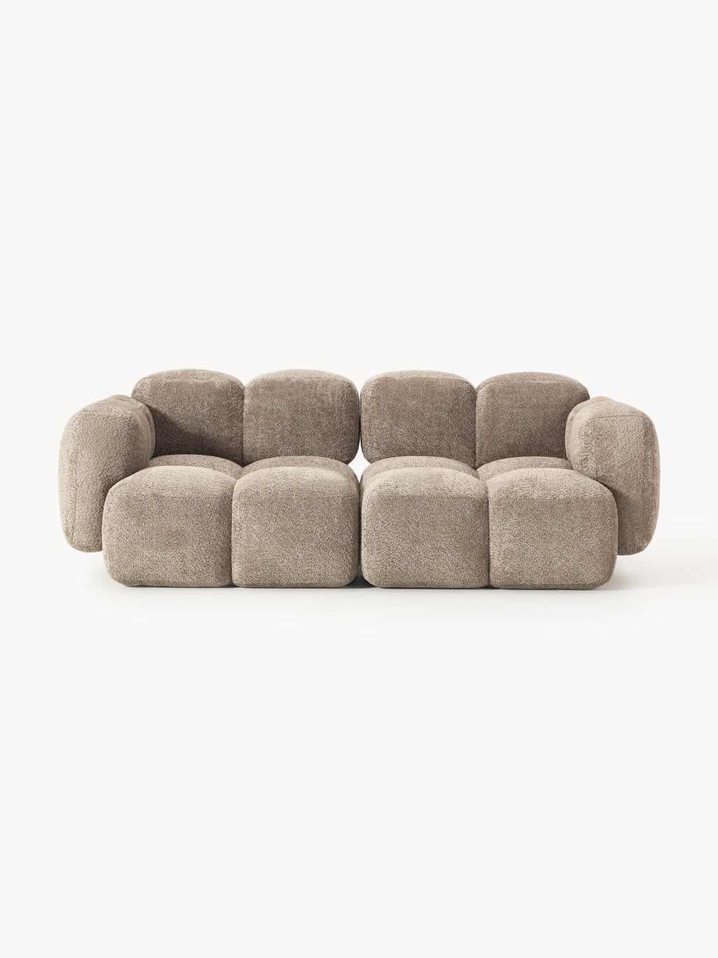 Gallery image 1 - Modular Teddy-Bouclé Sofa Tayla (3-seater)