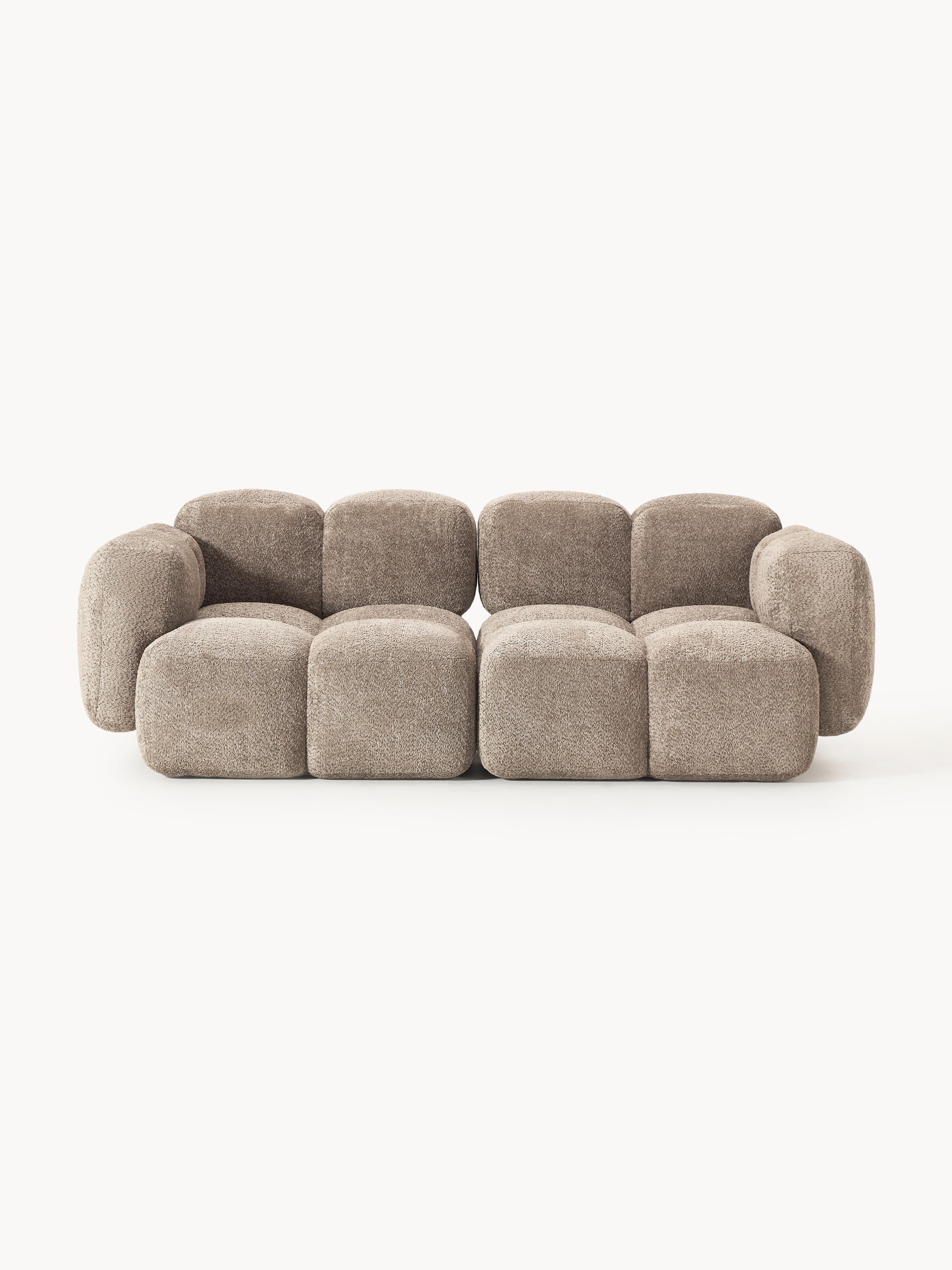Gallery image 1 - Modular Teddy-Bouclé Sofa Tayla (3-seater)
