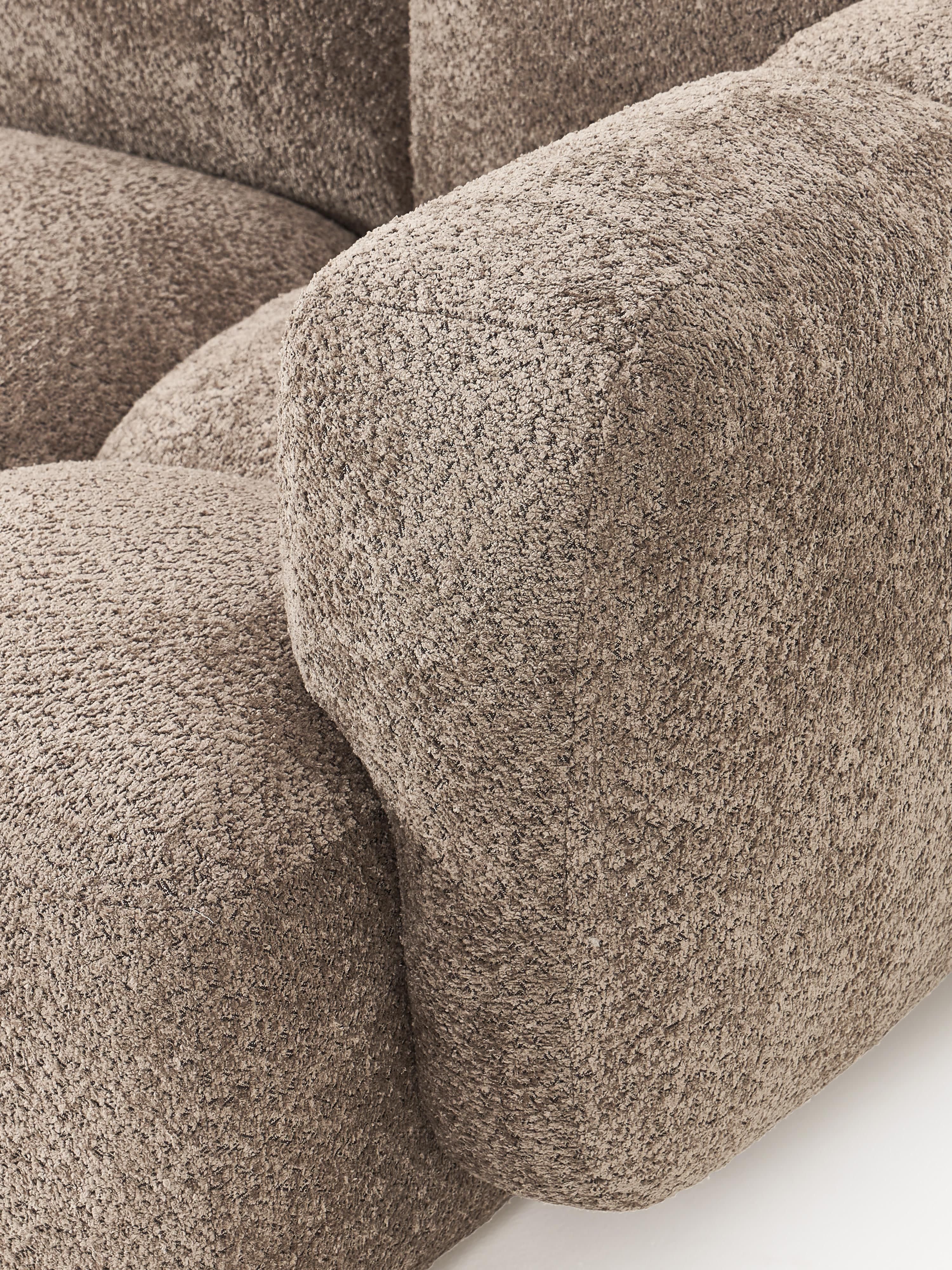 Tayla Modular Teddy-Bouclé Sofa (3-seater)