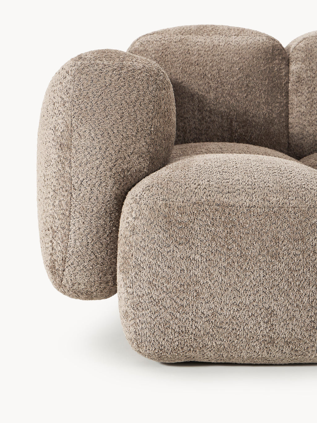 Tayla Modular Teddy-Bouclé Sofa (3-seater)
