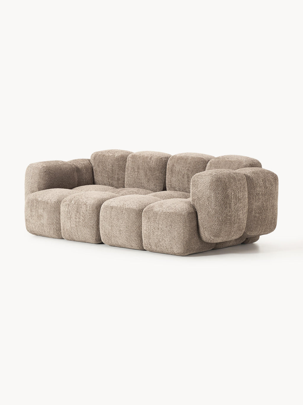 Tayla Modular Teddy-Bouclé Sofa (3-seater)