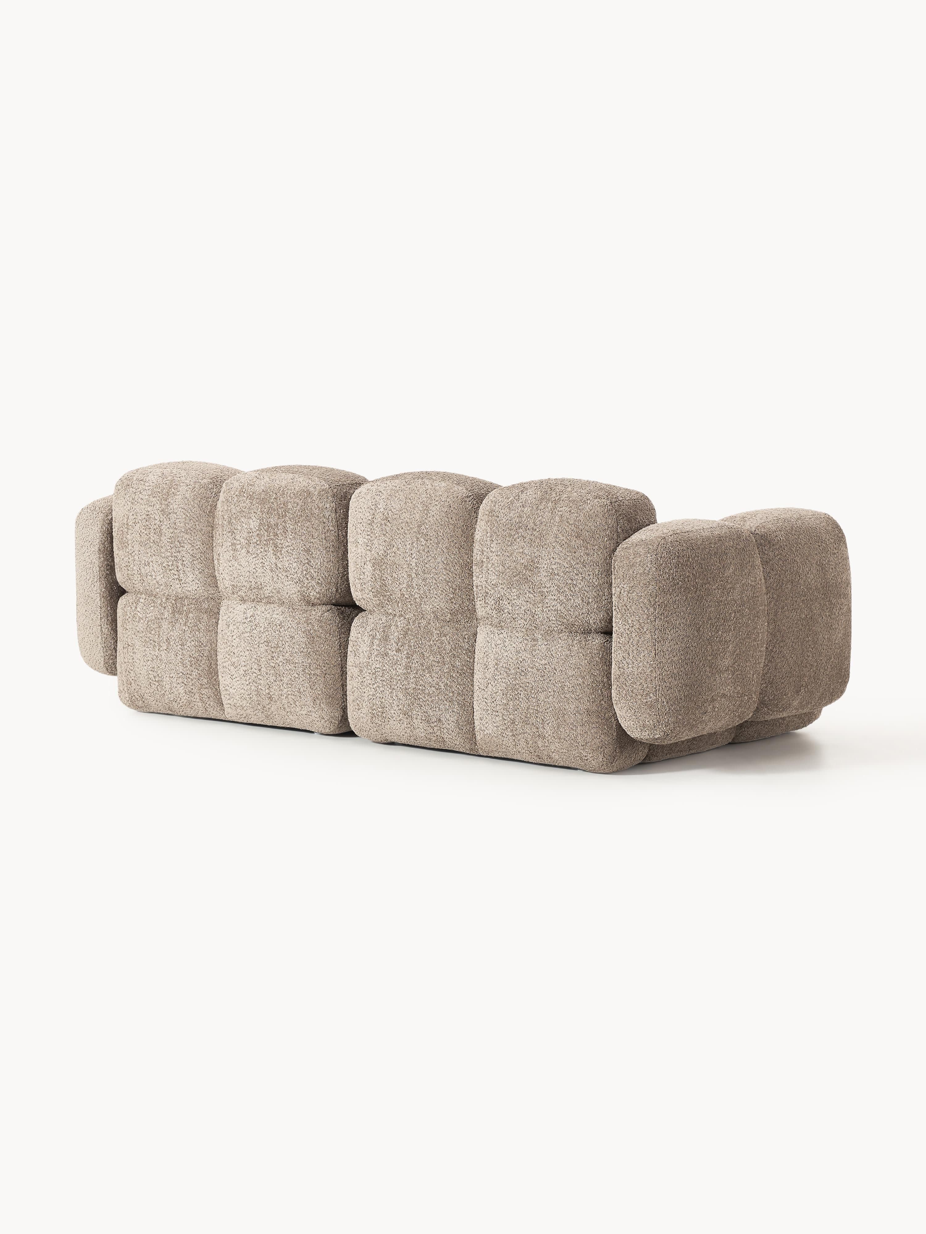 Tayla Modular Teddy-Bouclé Sofa (3-seater)