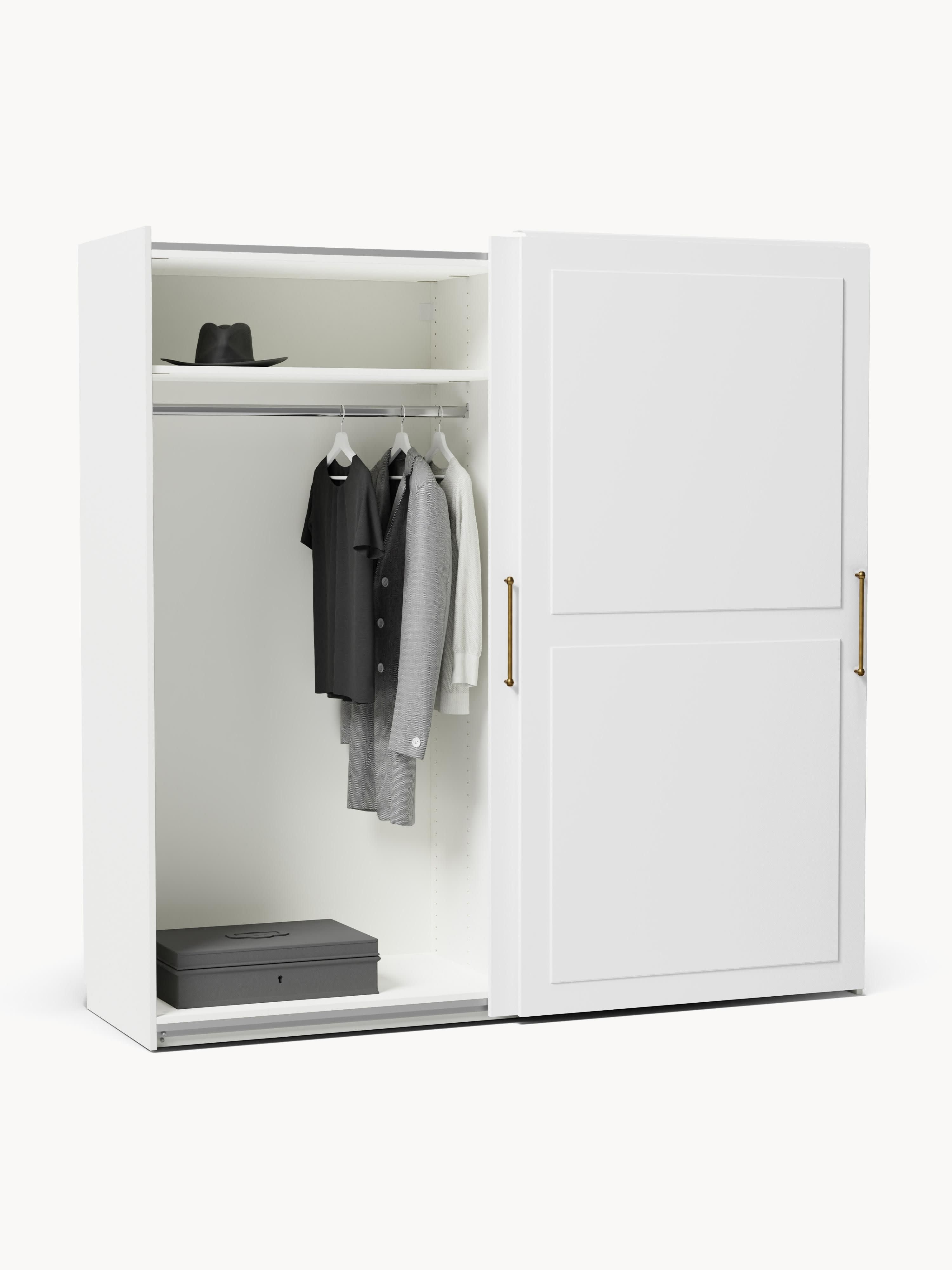 Charlotte Modular Sliding Door Wardrobe, 200 cm Wide, in various sizes