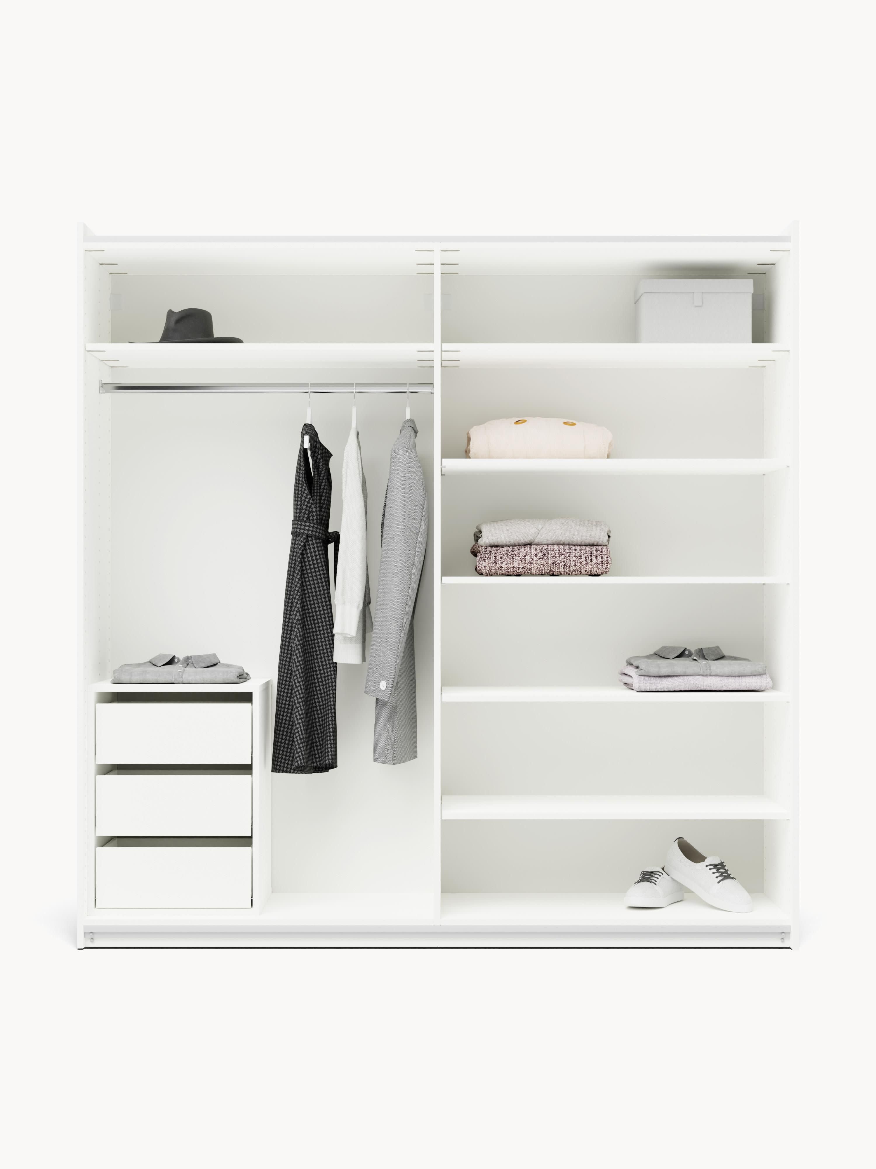 Charlotte Modular Sliding Door Wardrobe, 200 cm Wide, in various sizes