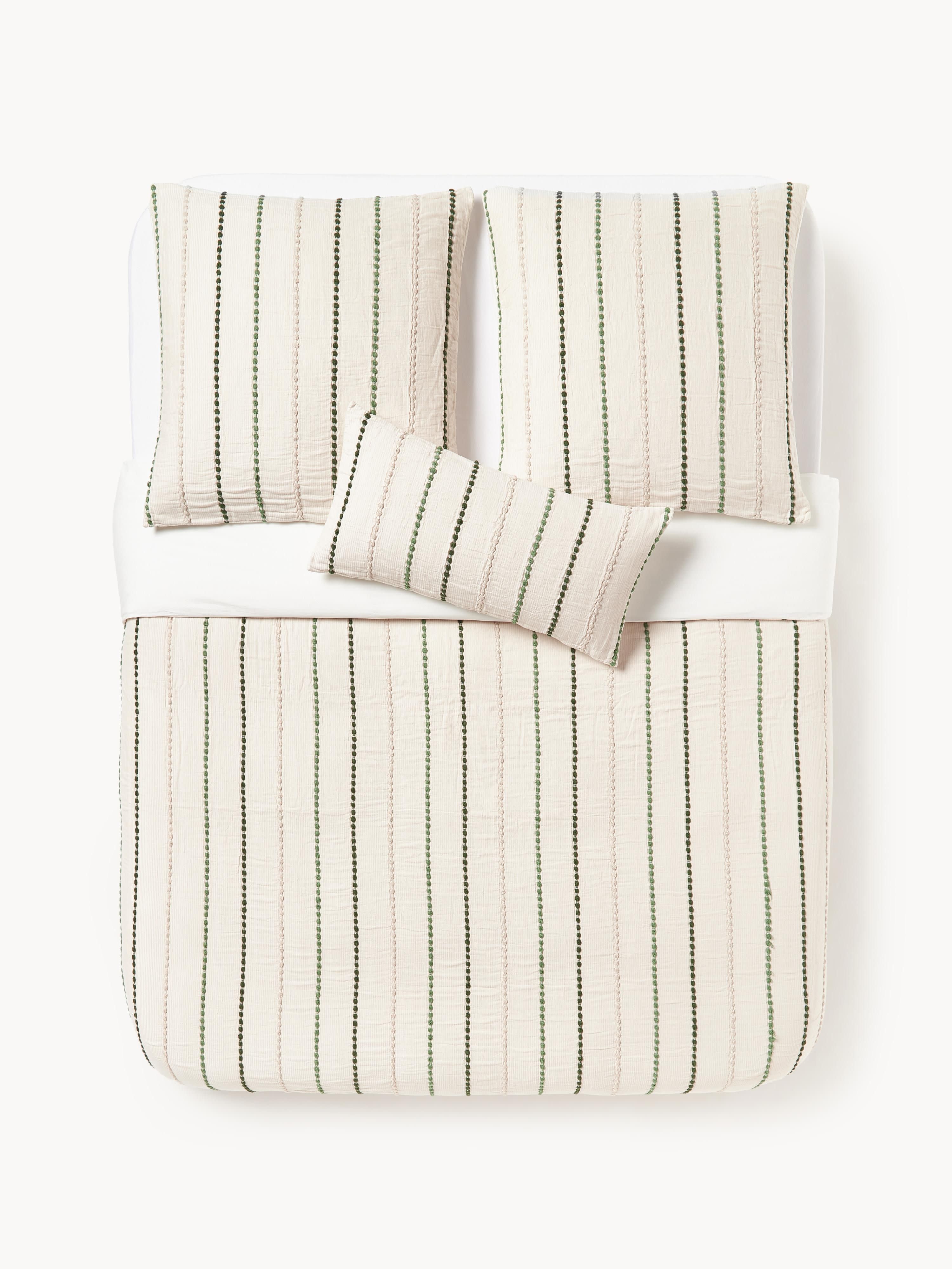 Arabella Cotton Percale Duvet Cover