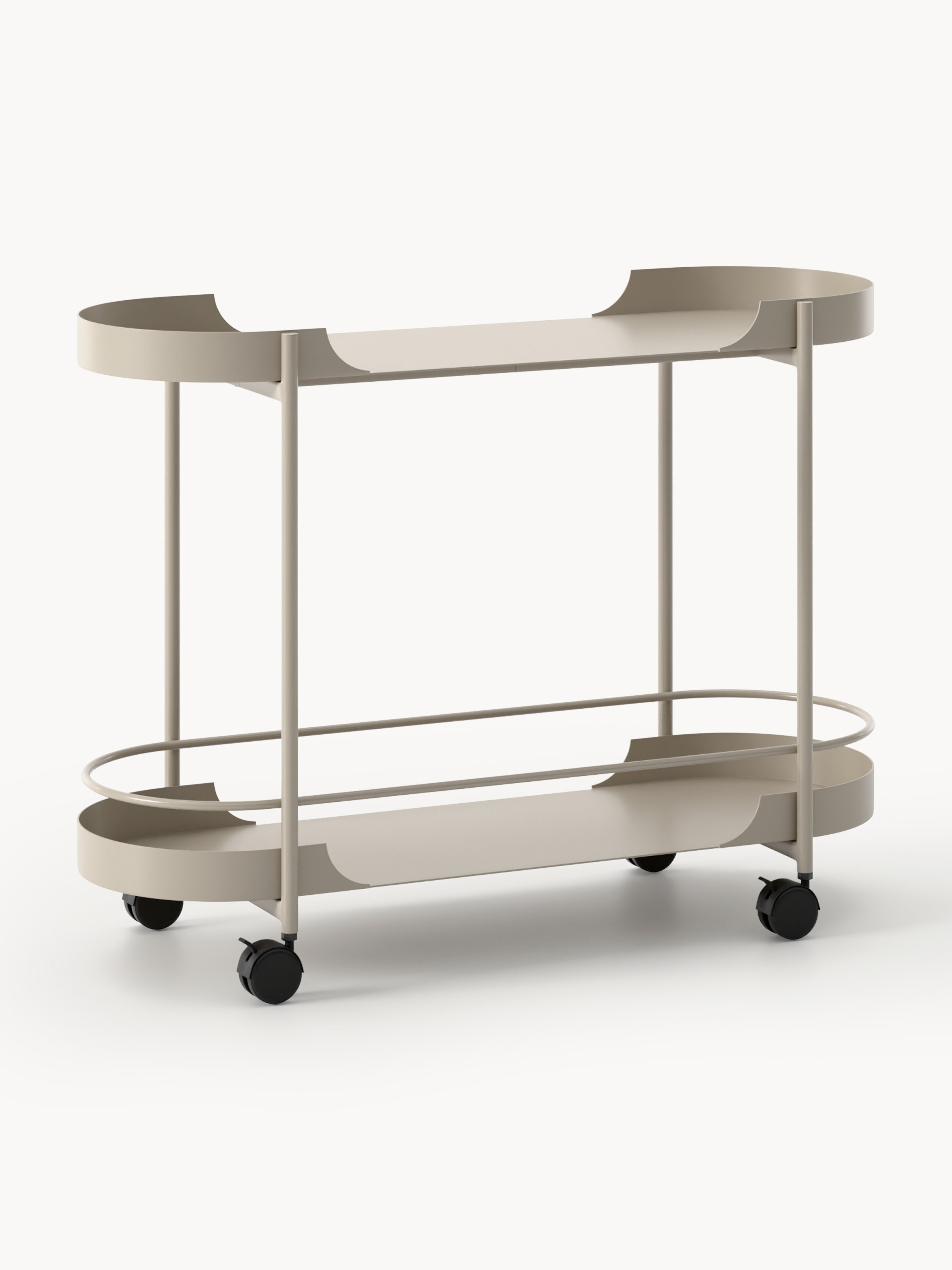 Taru Metal Serving Trolley