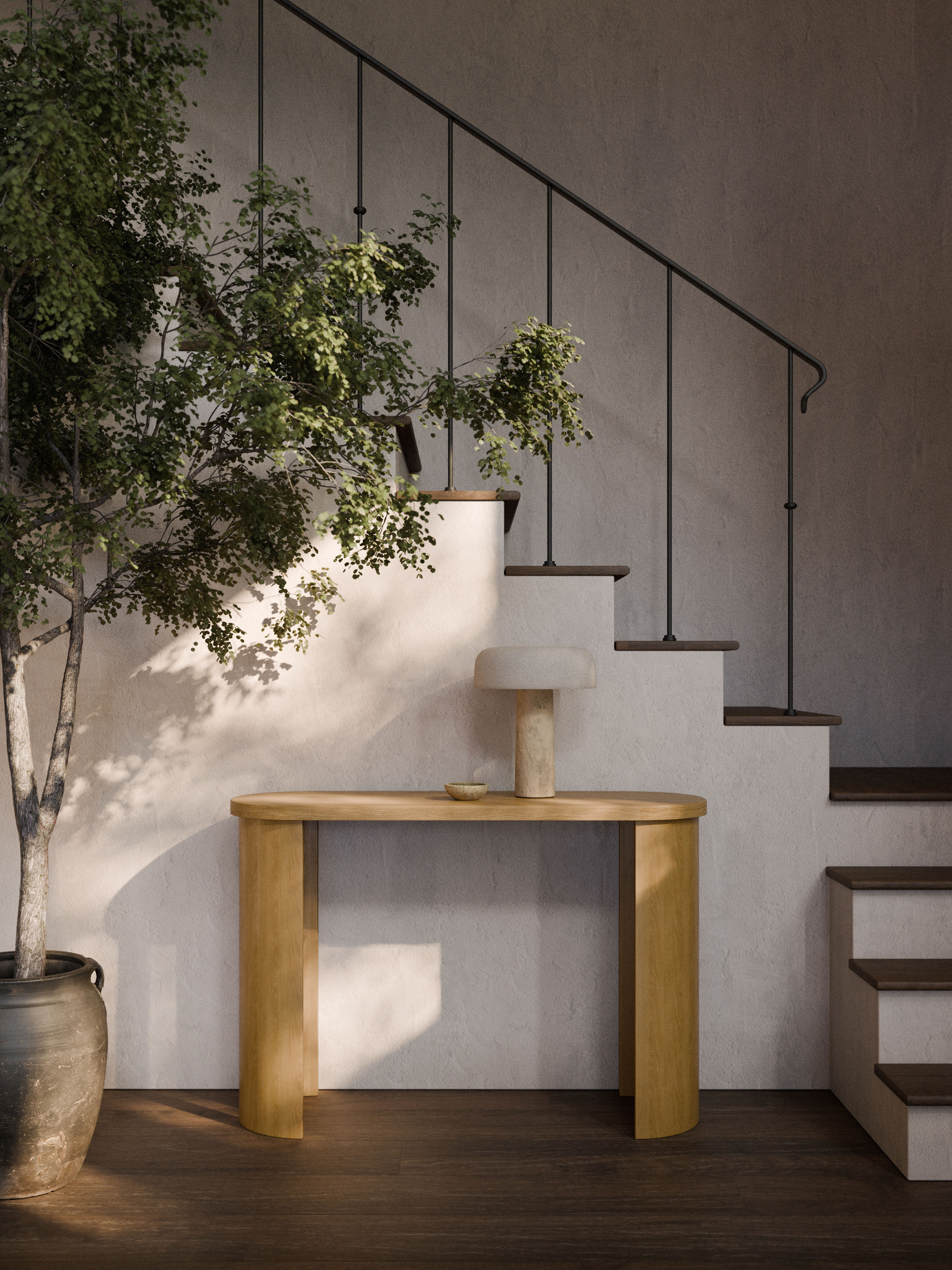 Inola Wooden Console