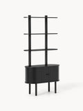 Gallery image 1 - Narrow Shelving Unit Calary with Fluted Front