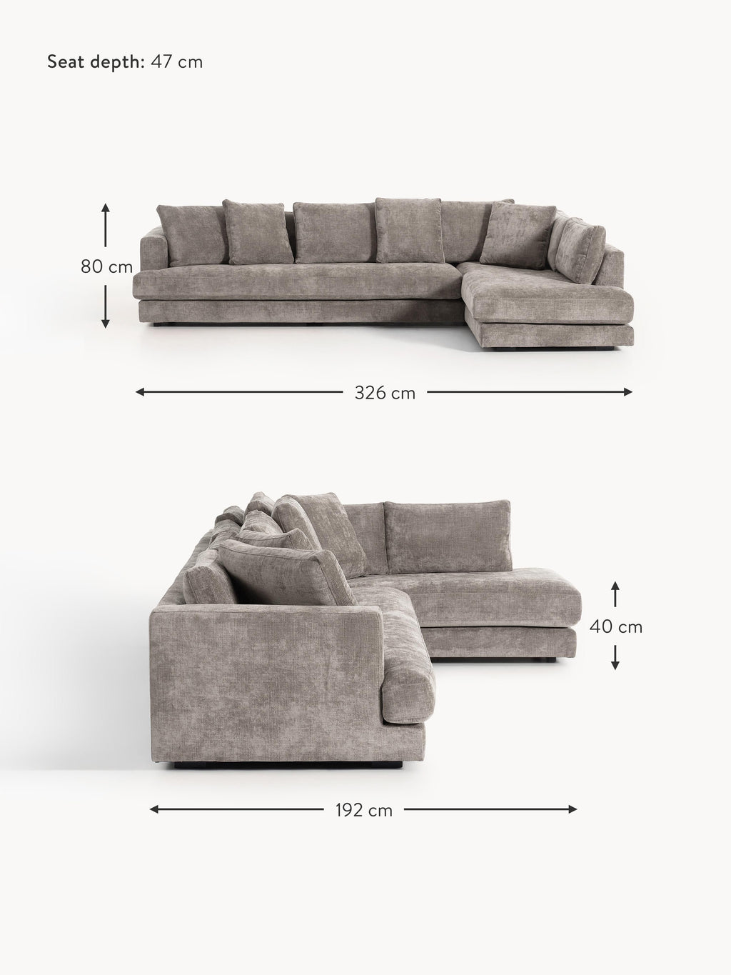 Tribeca Corner Sofa (4-seater)