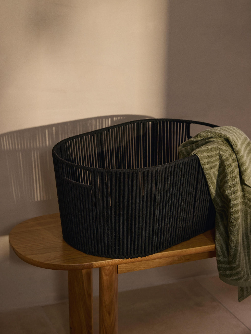 Gabe Handwoven Rope Laundry Basket