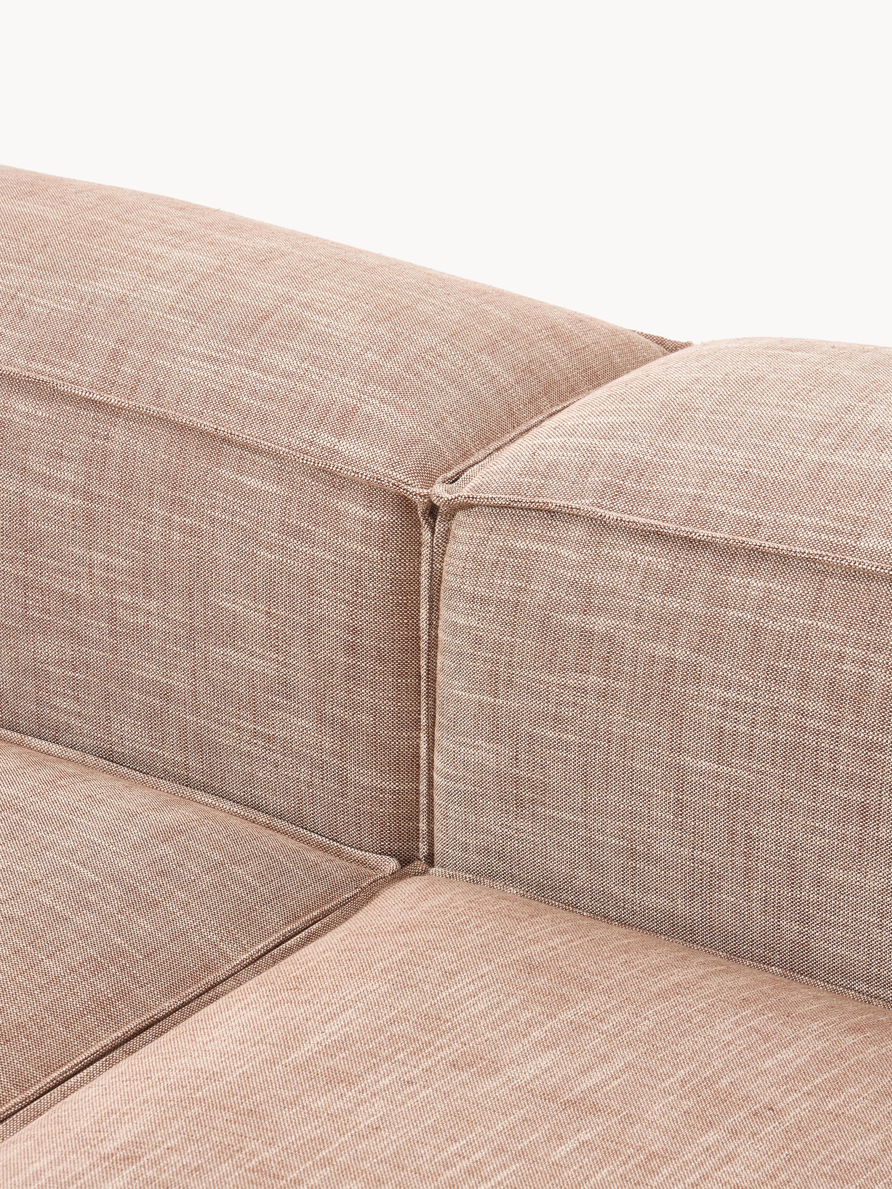 Lennon Linen Blend Modular Ottoman