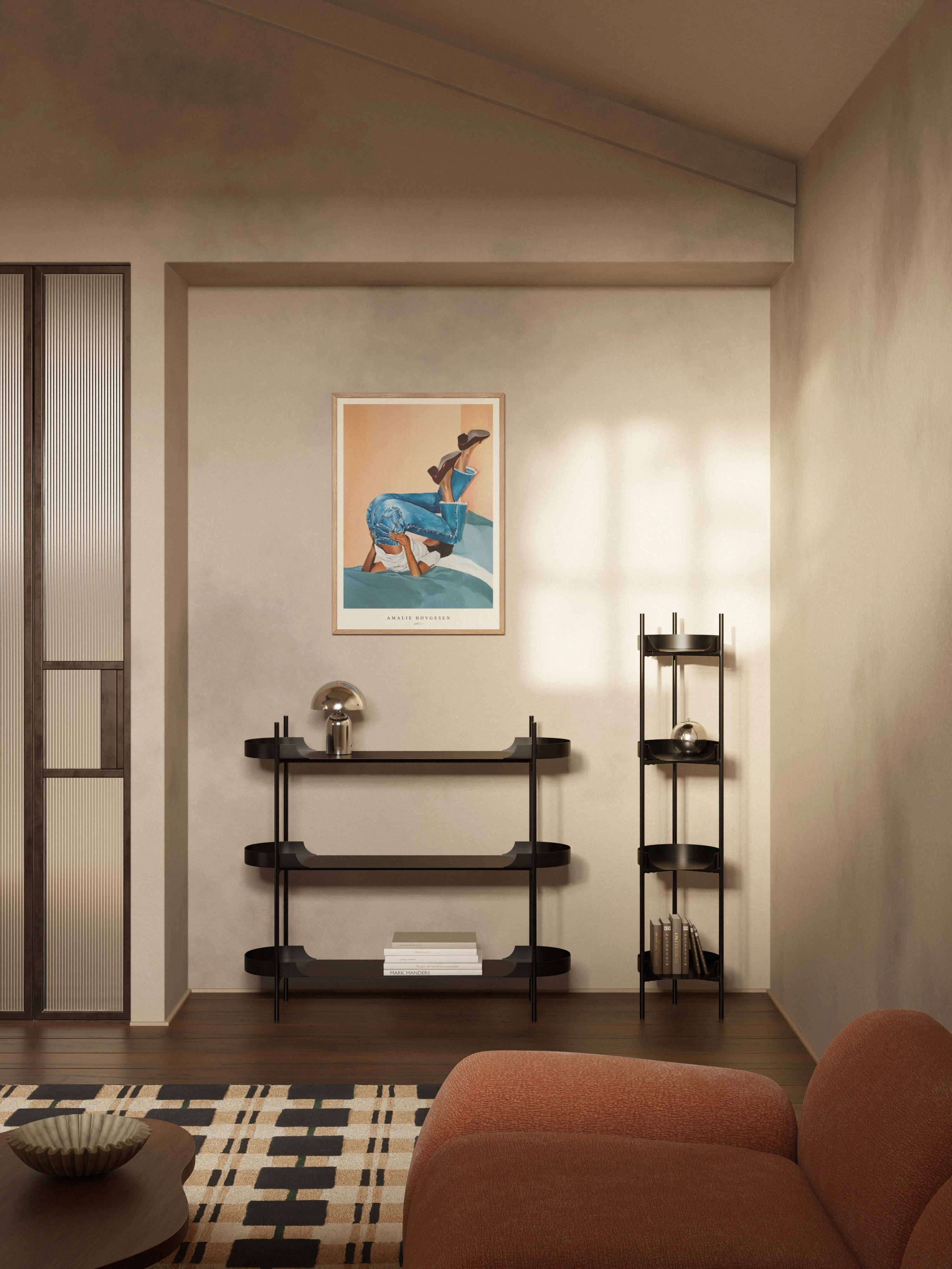 Taru Metal Shelving Unit