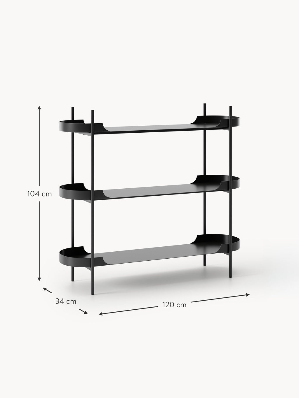 Taru Metal Shelving Unit