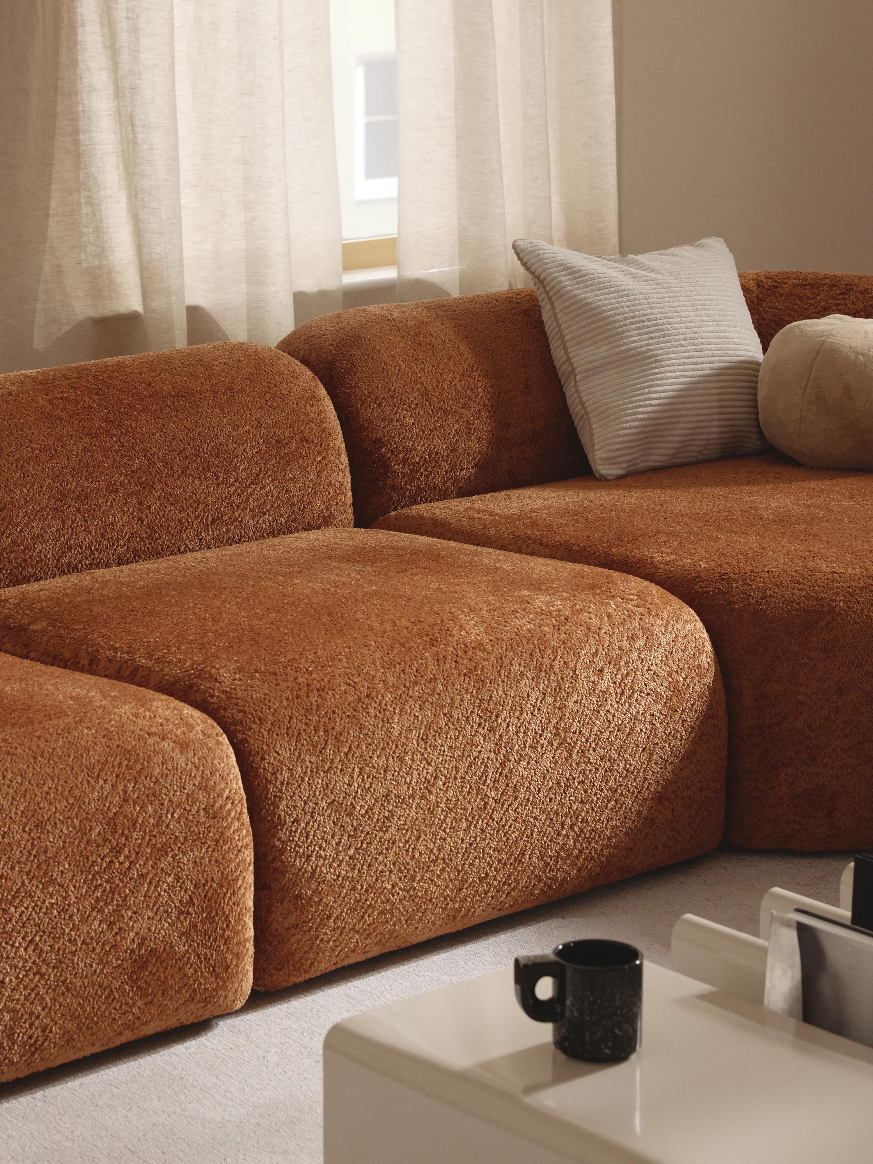 Wolke Modular Teddy Bouclé Corner Sofa (4-seater)