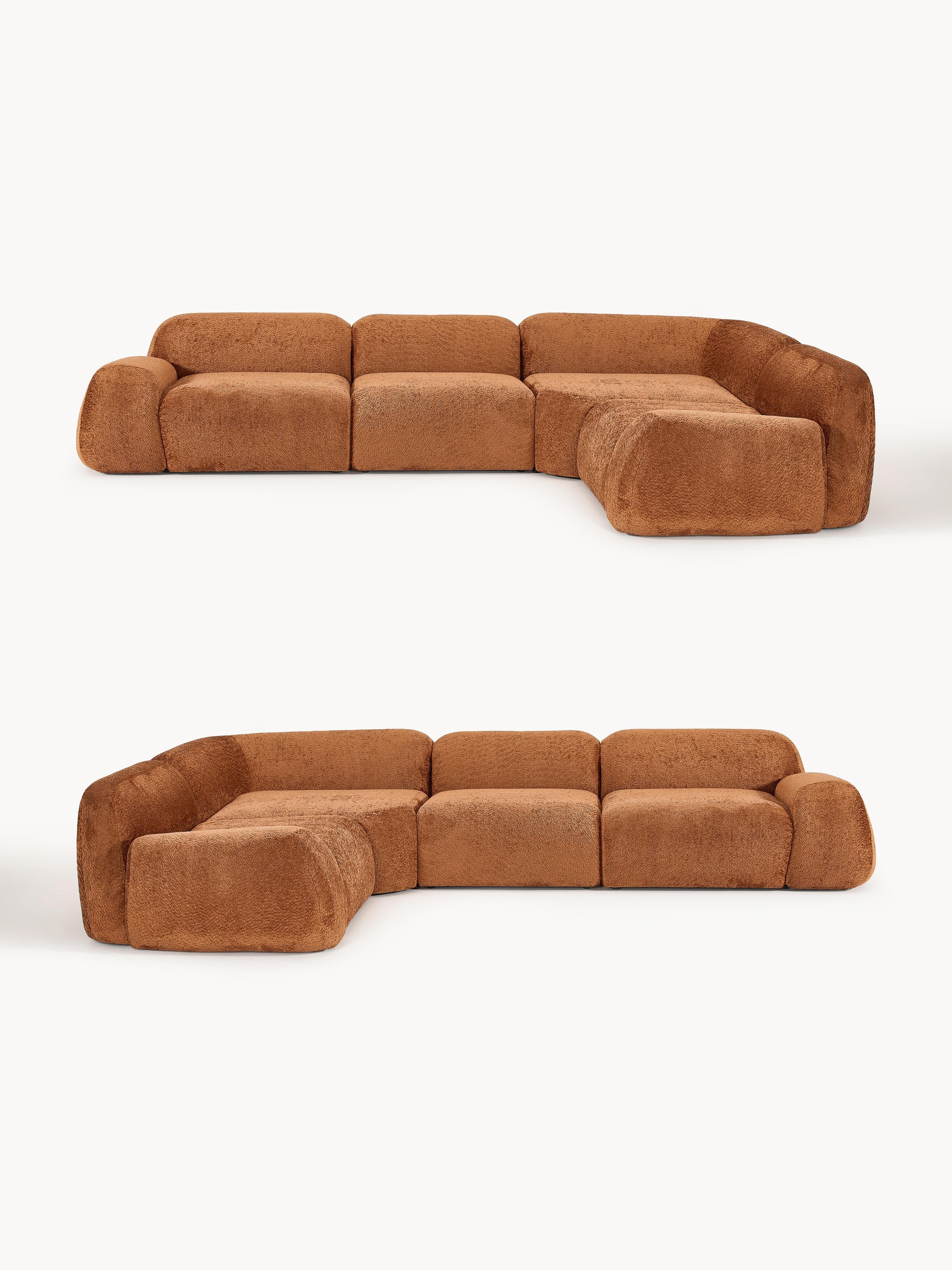 Wolke Modular Teddy Bouclé Corner Sofa (4-seater)