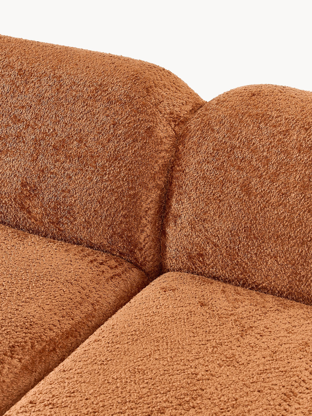 Wolke Modular Teddy Bouclé Corner Sofa (4-seater)