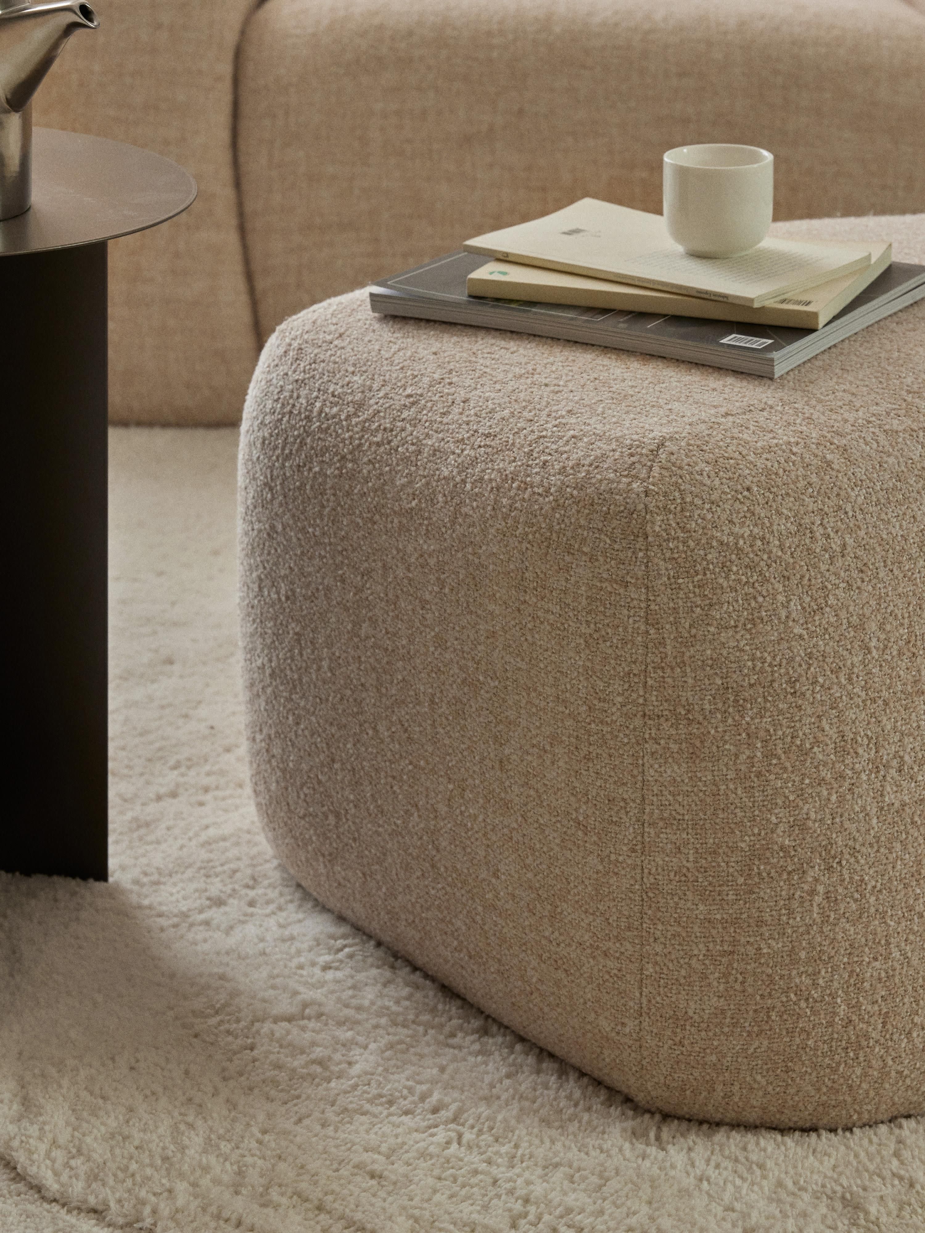 Wolke Bouclé Ottoman