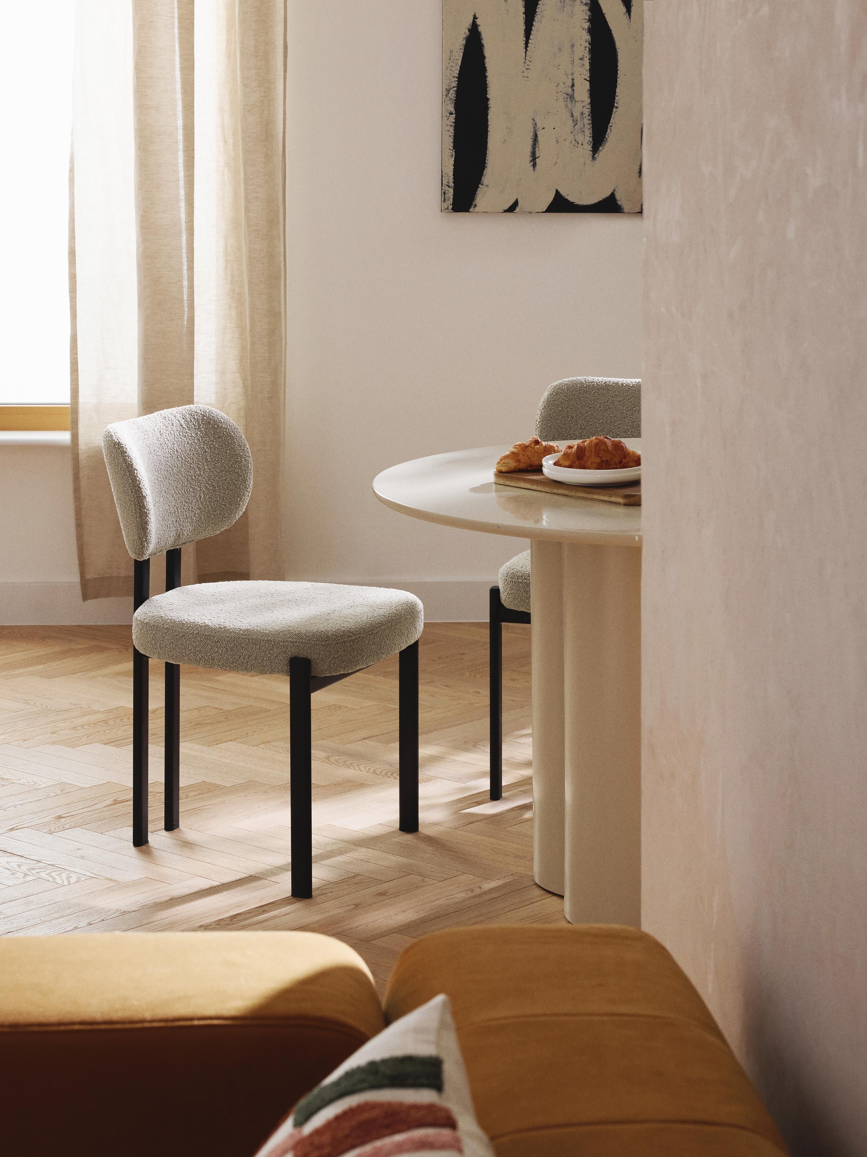 Adrien Upholstered Bouclé Dining Chair