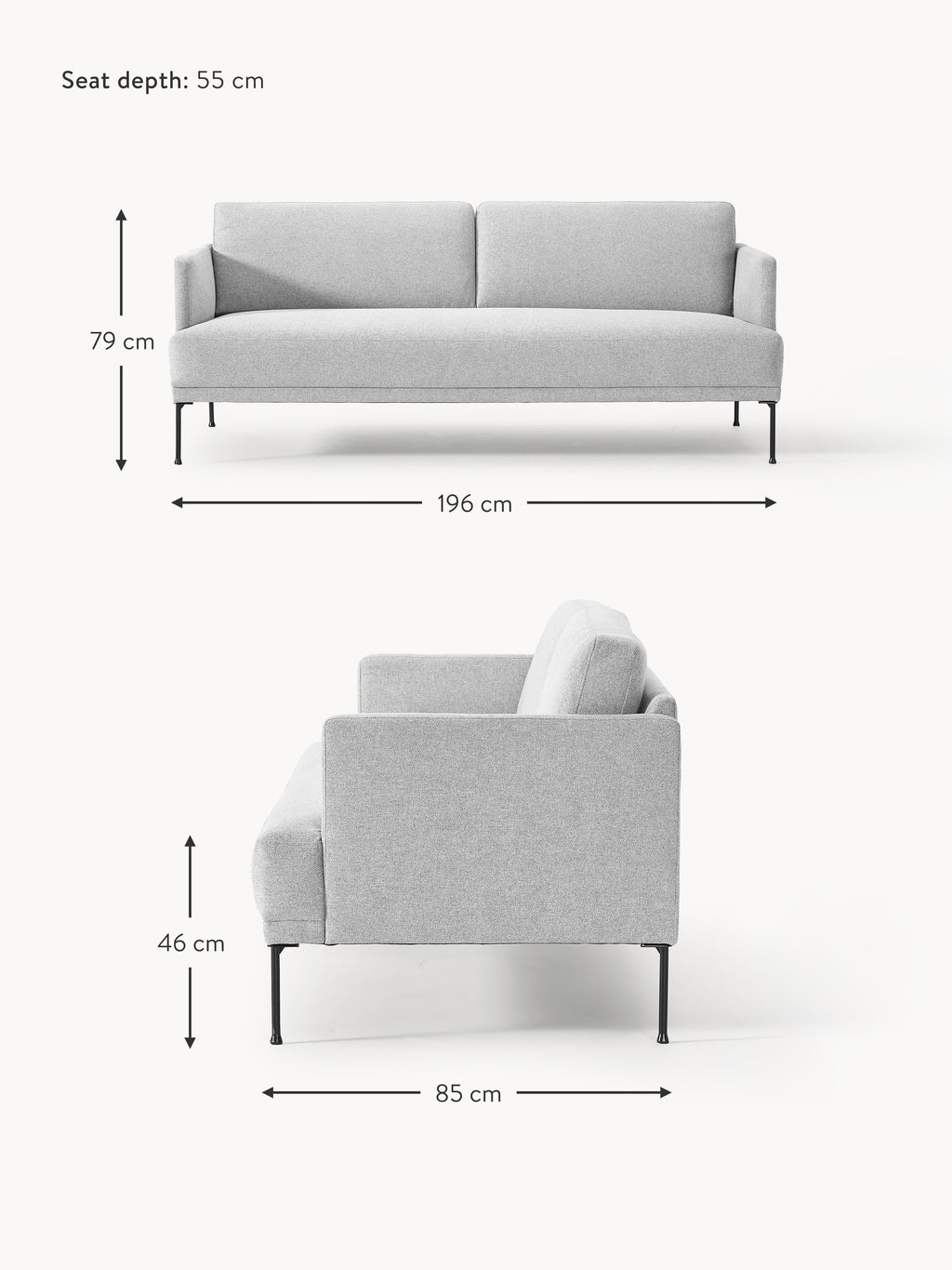 Fluente Sofa (3-seater)