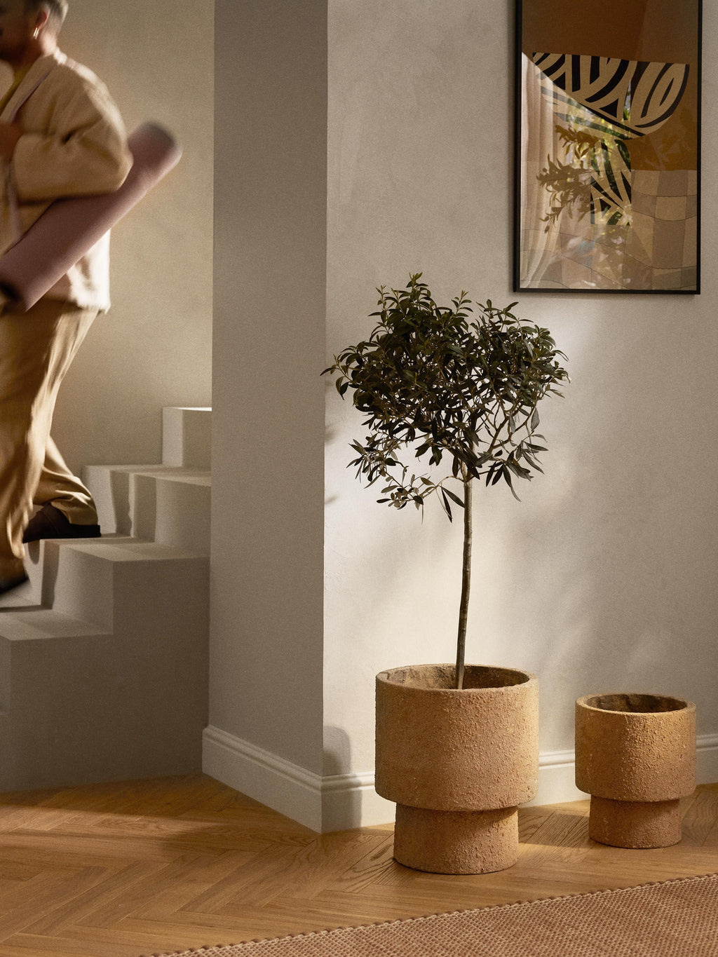 Patmos Planter, H 37 cm