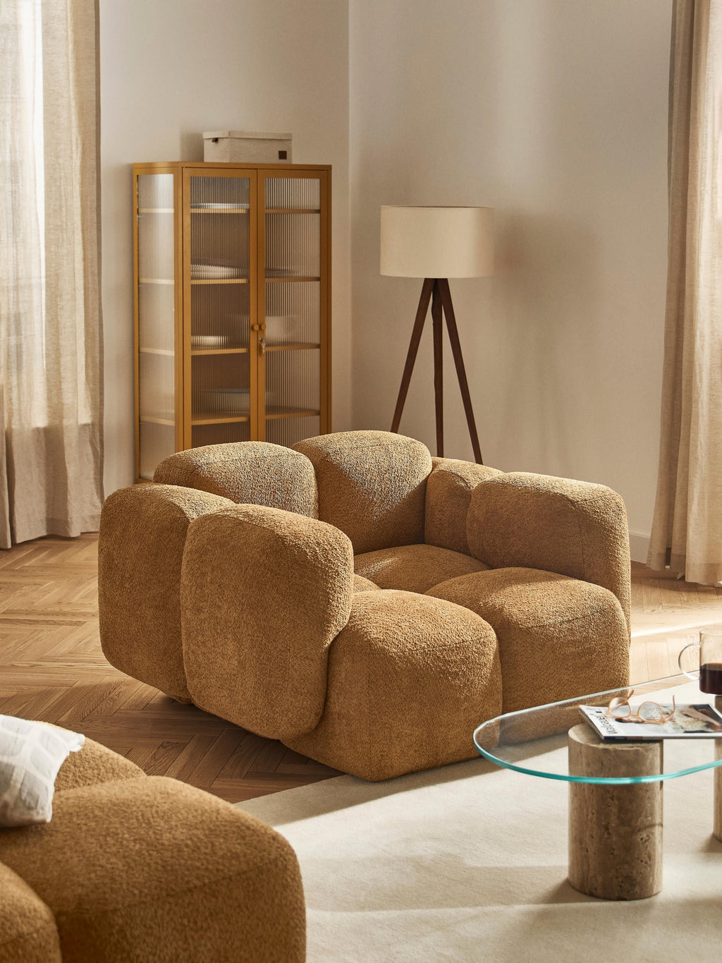 Tayla Teddy Bouclé Lounge Chair